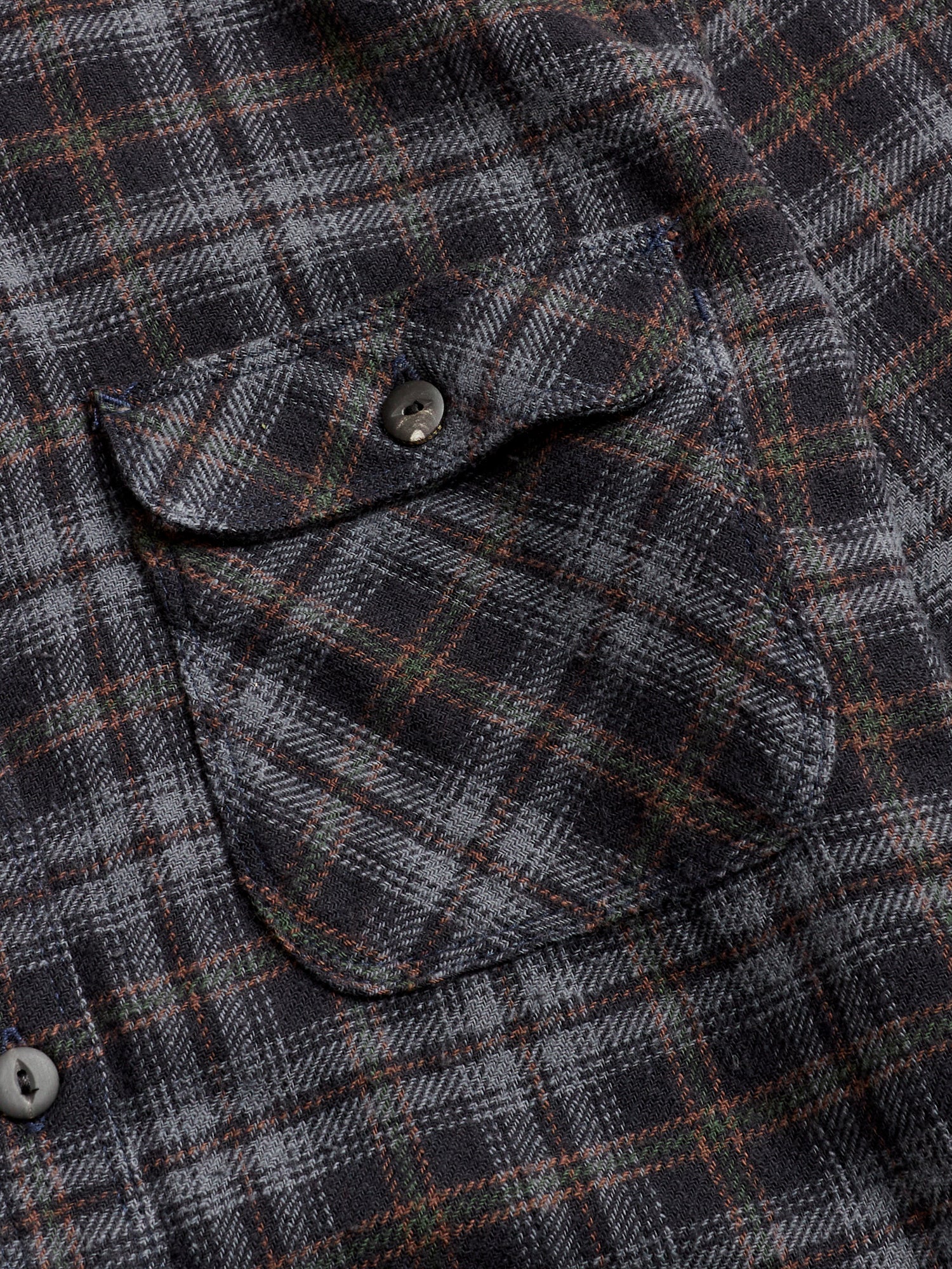 Jepson Work Shirt in Black Plaid - Image 3