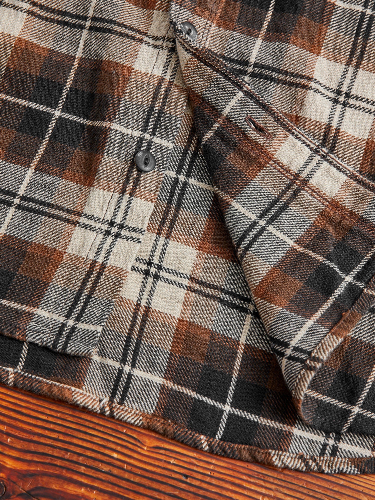 Jepson Work Shirt in Hickory Plaid - Image 7