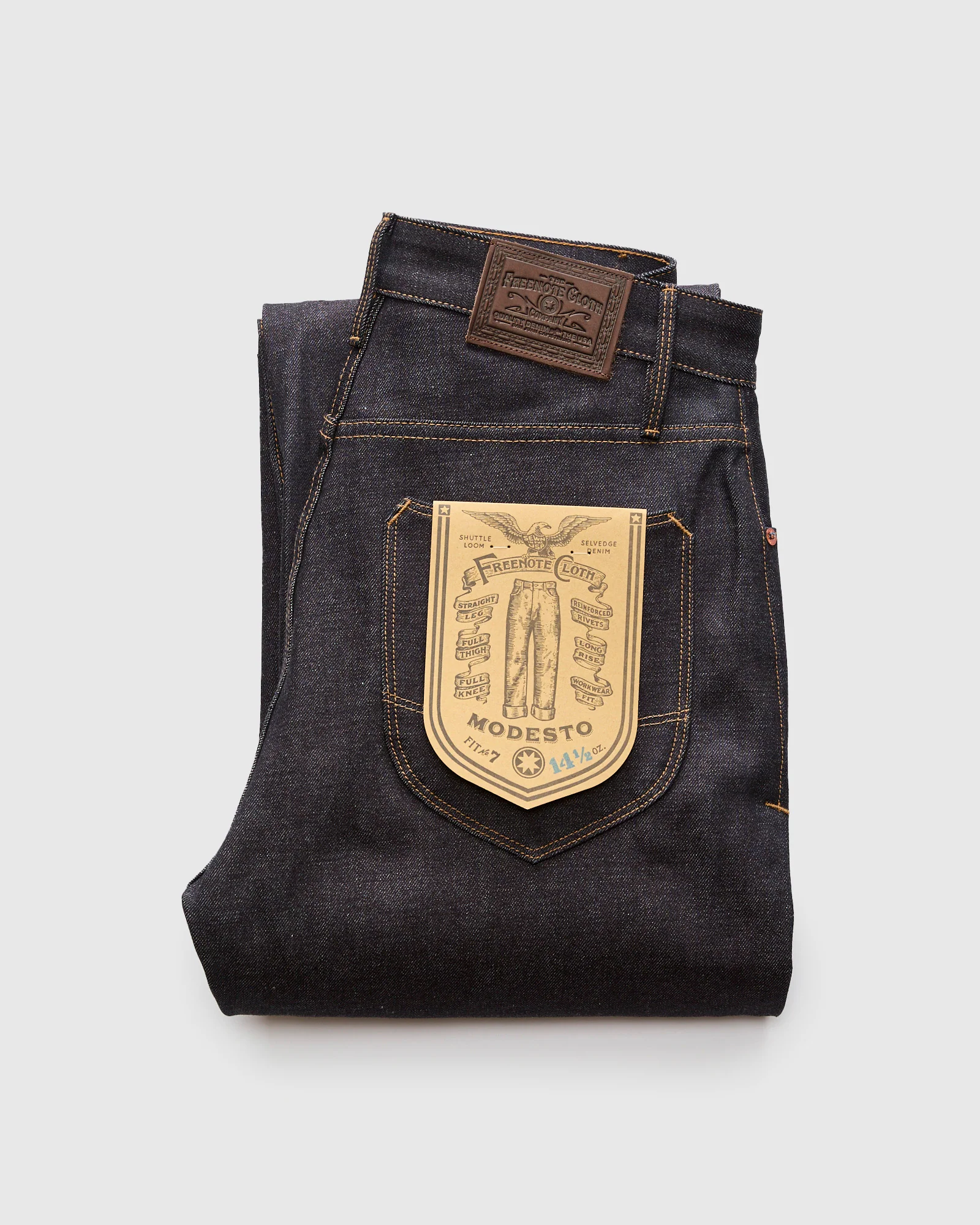 "Kaihara Modesto" 14.5oz Selvedge Denim - Wide Straight Fit