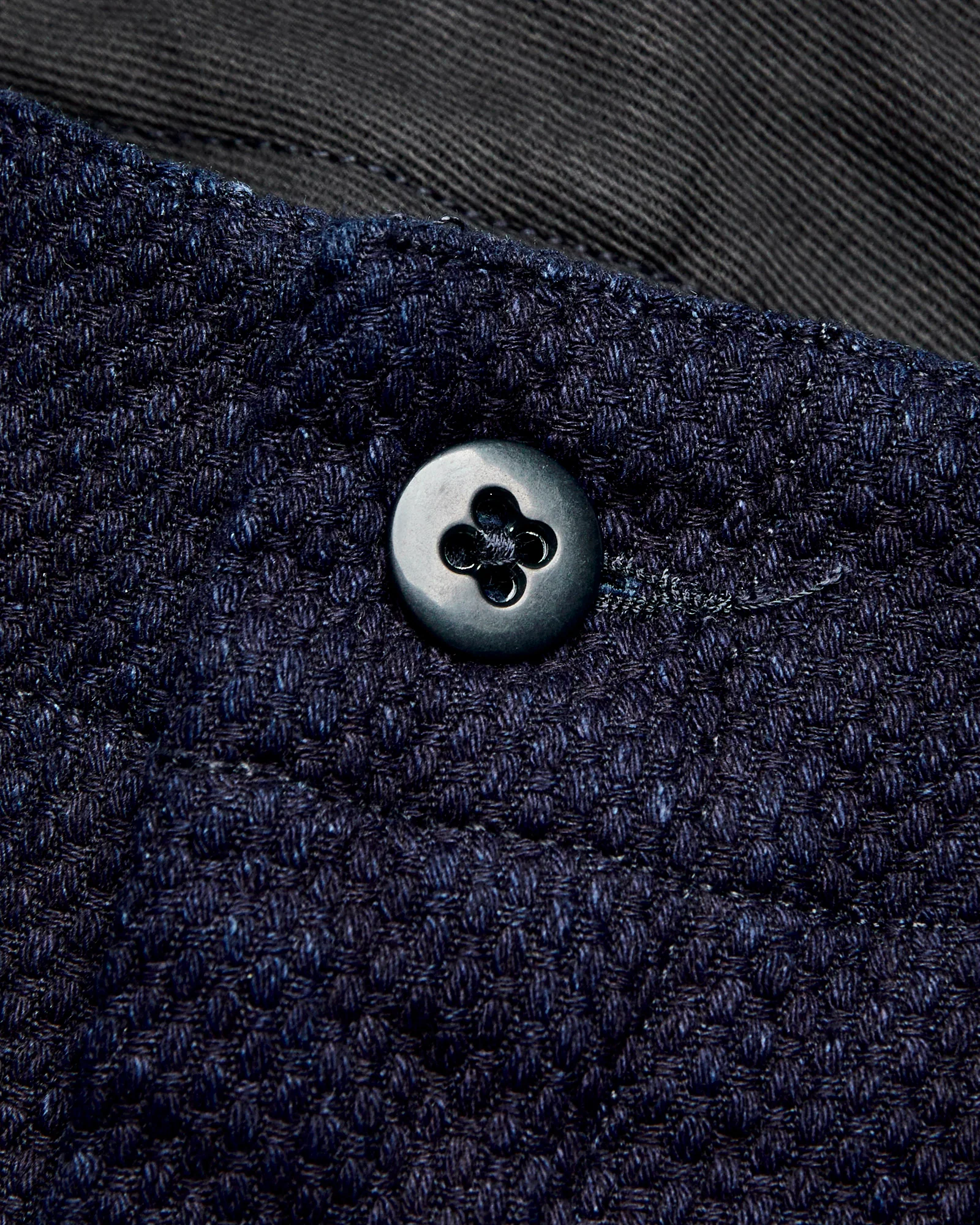 "No-Gi" Fatigue Pants in Indigo Heavyweight Sashiko - Image 6