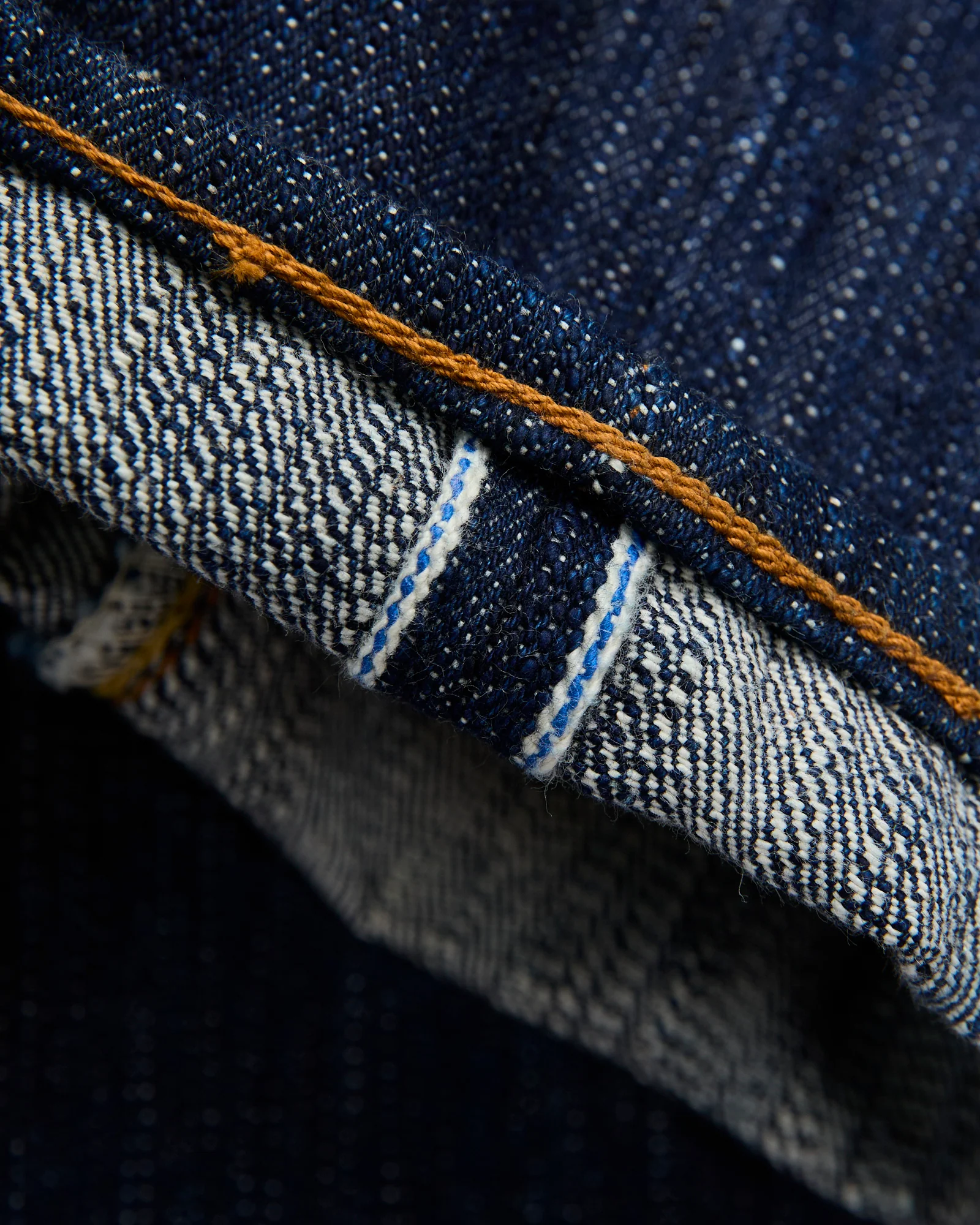 KS-15oz-005 "Kasuri" 15oz Slub Selvedge Denim - Slim Straight Fit - Image 9