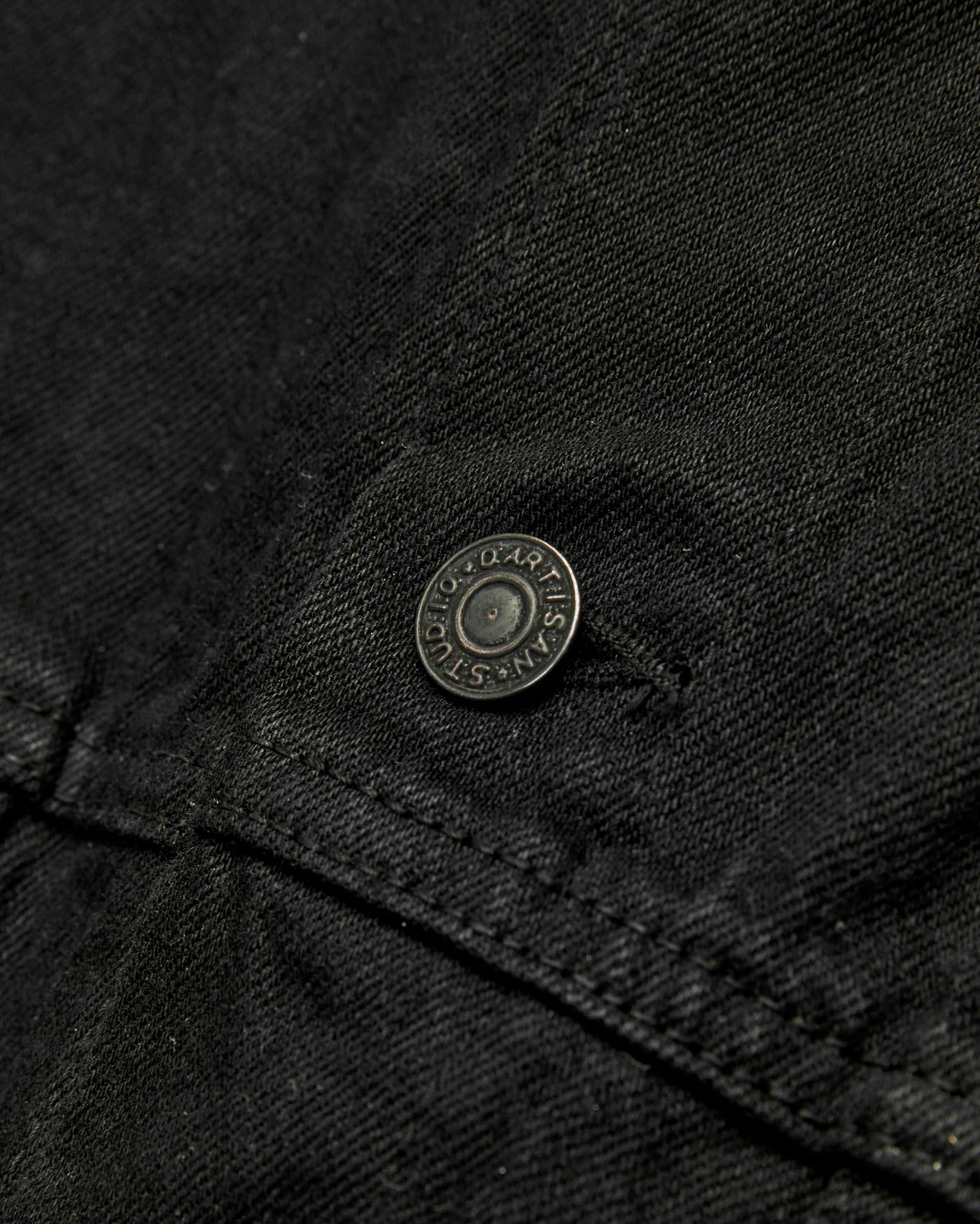 "Kyoto Montsuki" 13.5oz Selvedge Type-3 Jacket in Kyo Kuro Overdye - Image 5