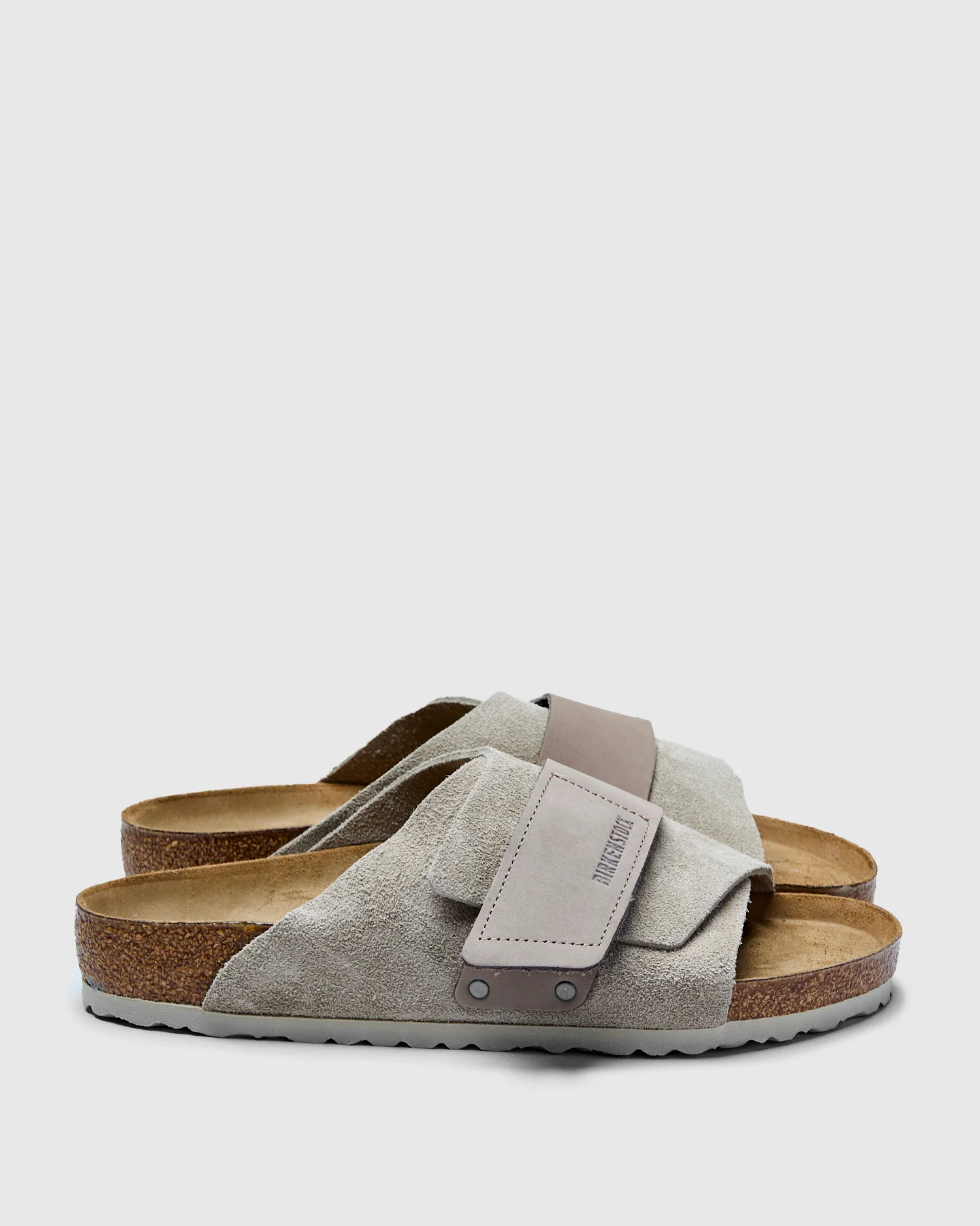 Kyoto Sandal in Taupe Suede Roughout - Image 3