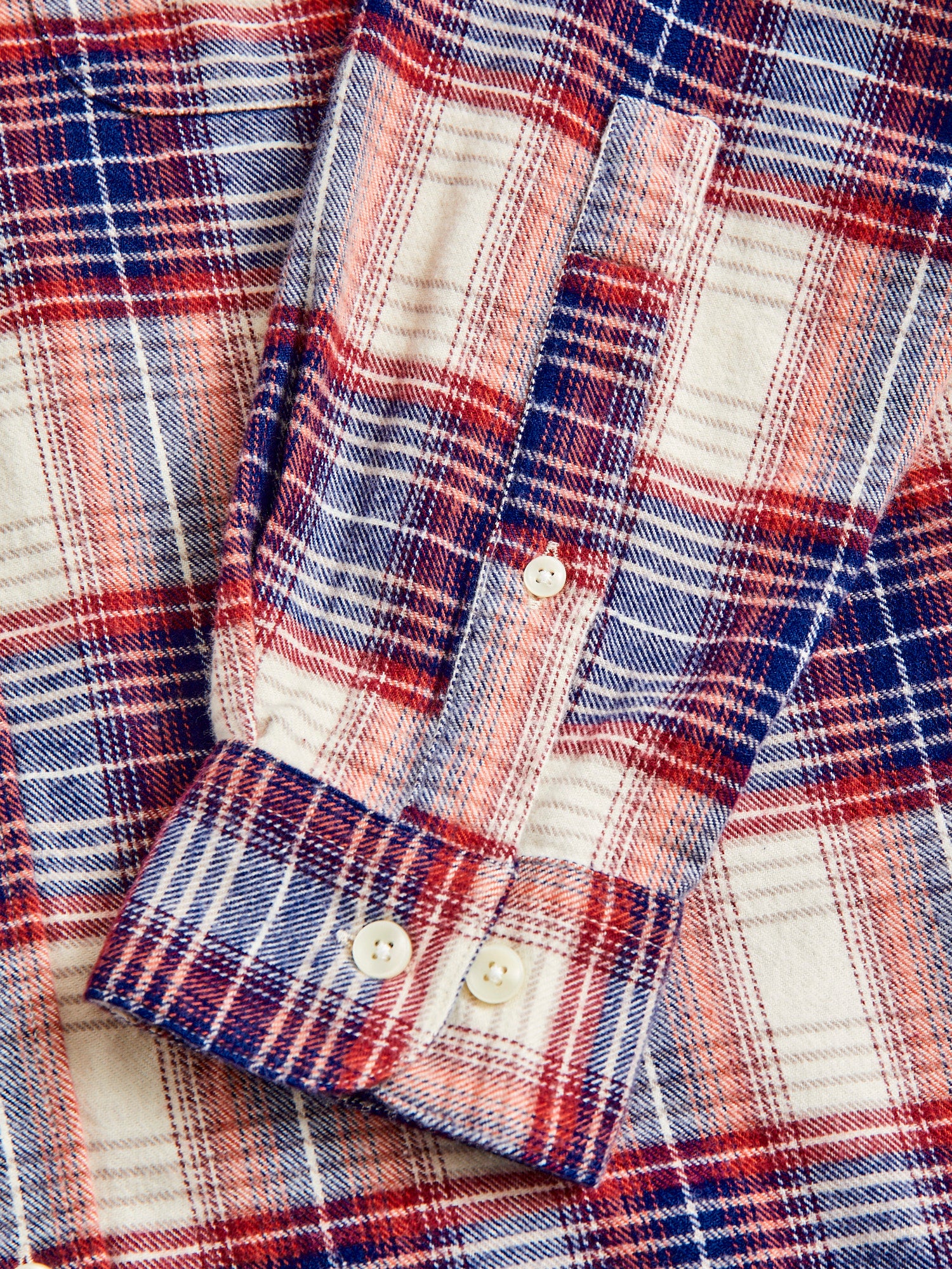 Liber Button-Up Shirt in Red White & Blue - Image 5
