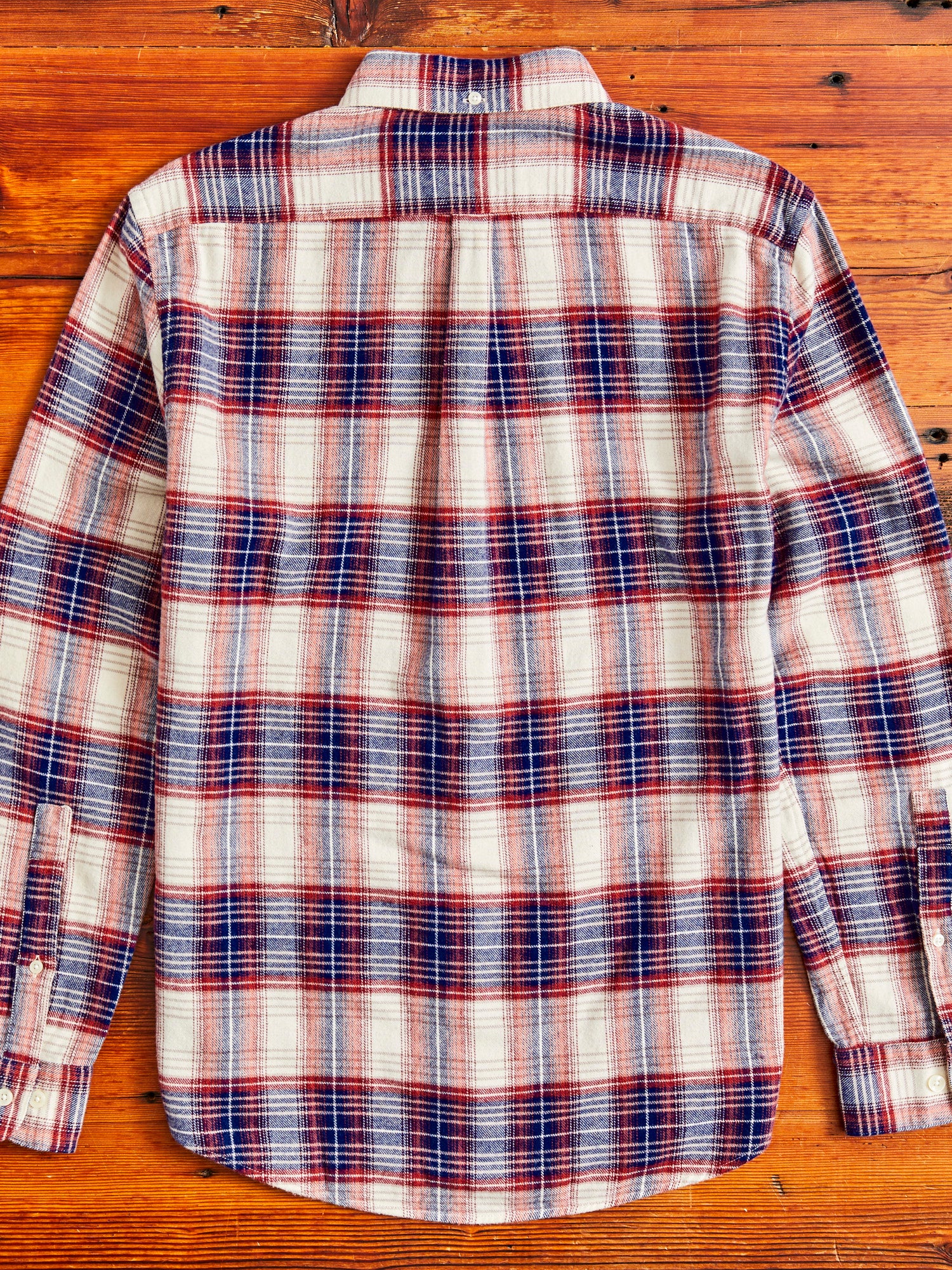 Liber Button-Up Shirt in Red White & Blue - Image 8