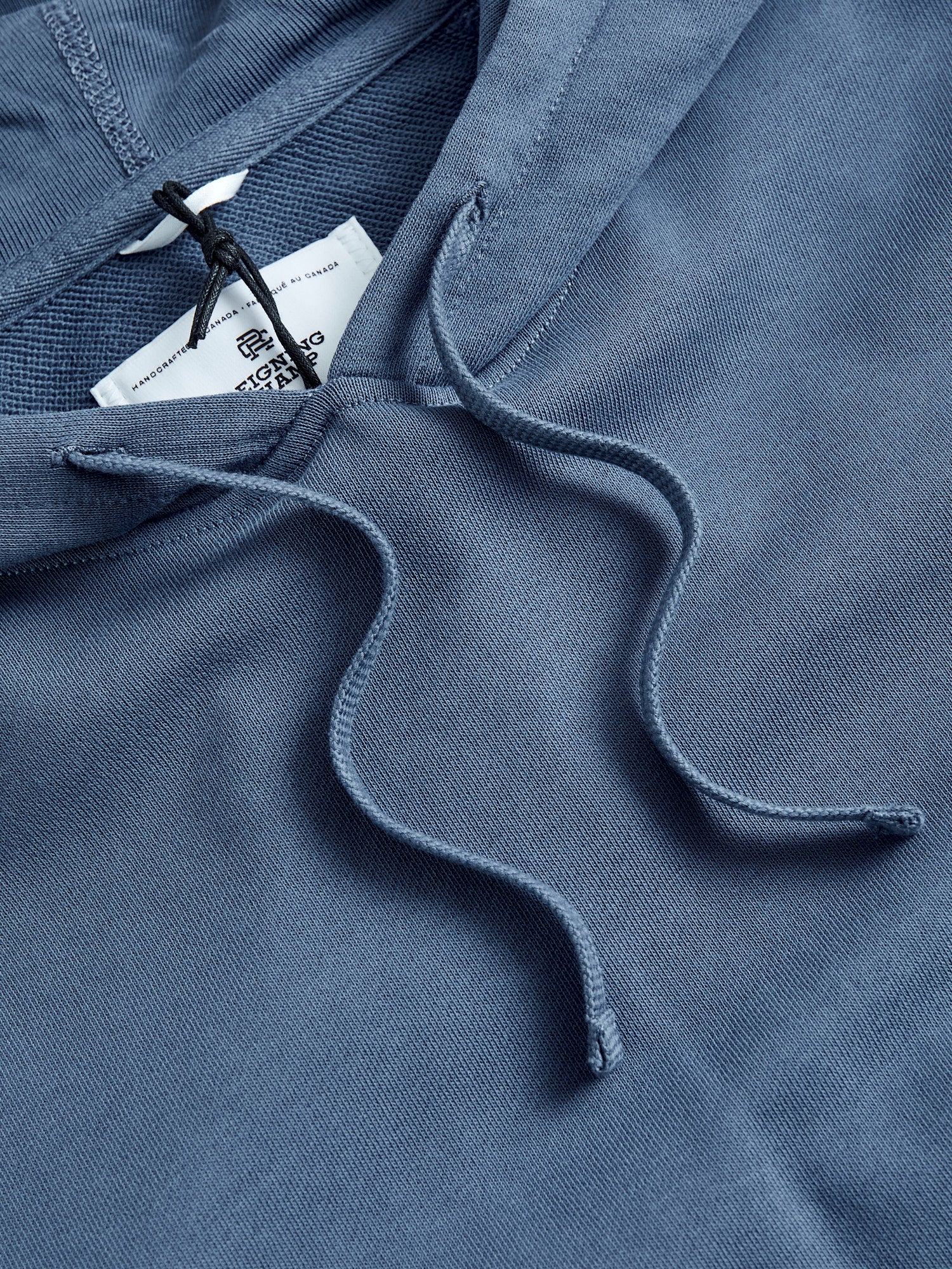 Lightweight Pullover Hoodie in Washed Blue - Image 3