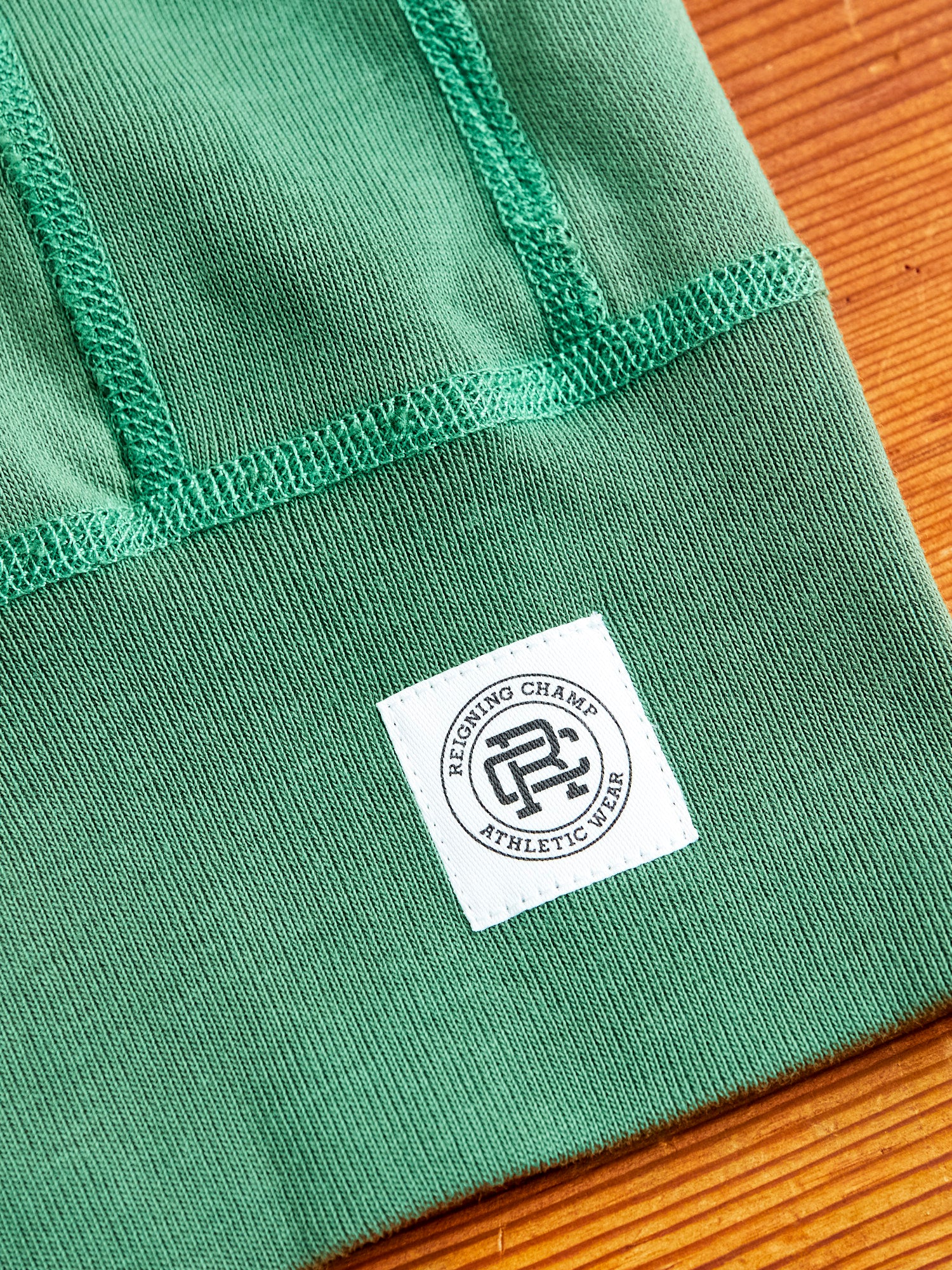 Lightweight Zip Hoodie in Lawn Green - Image 8