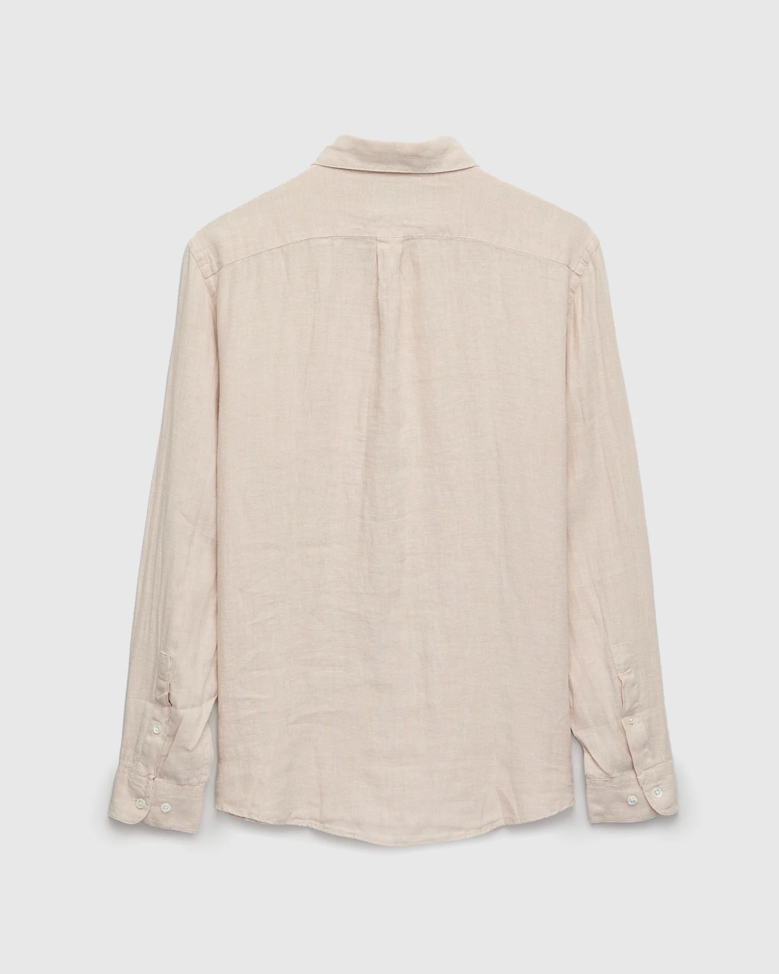 Linen Button-Up Shirt in Raw - Image 2