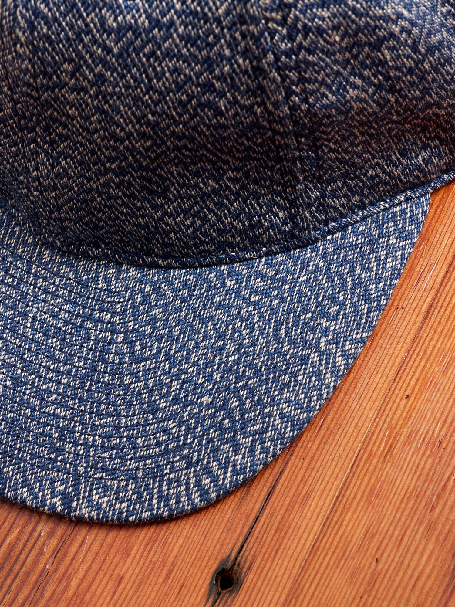 Linen Dyed Cap in Light Blue - Image 4