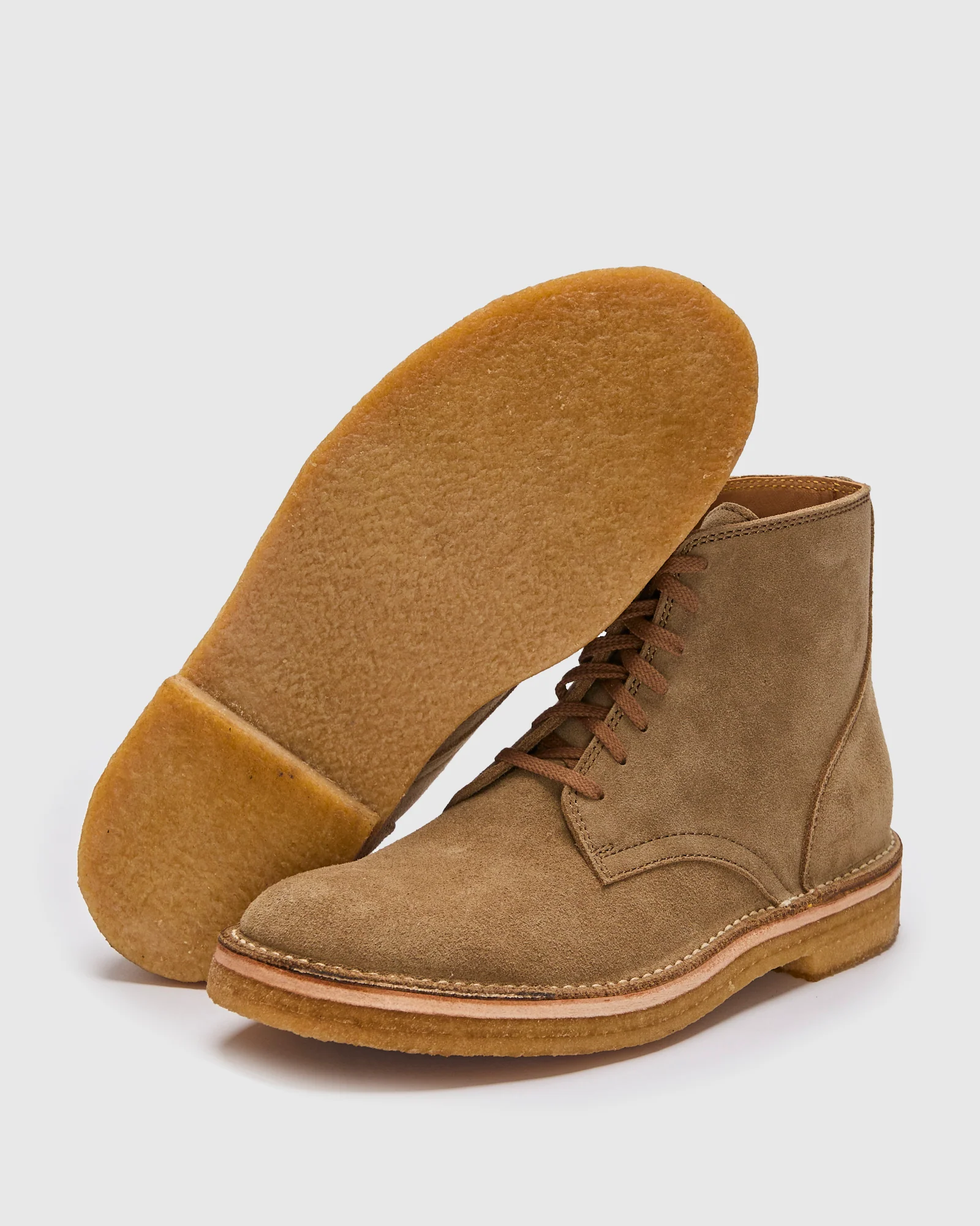 Sahara Boot in Japanese Suede Khaki - Image 2