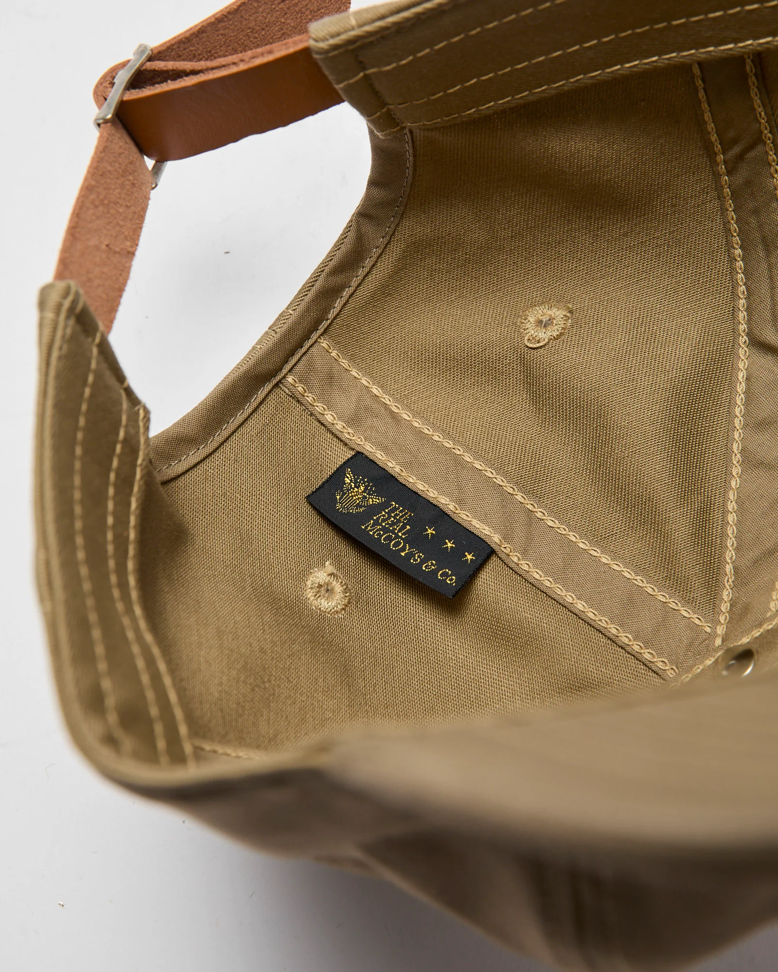 Logo Baseball Cap in Khaki - Image 7