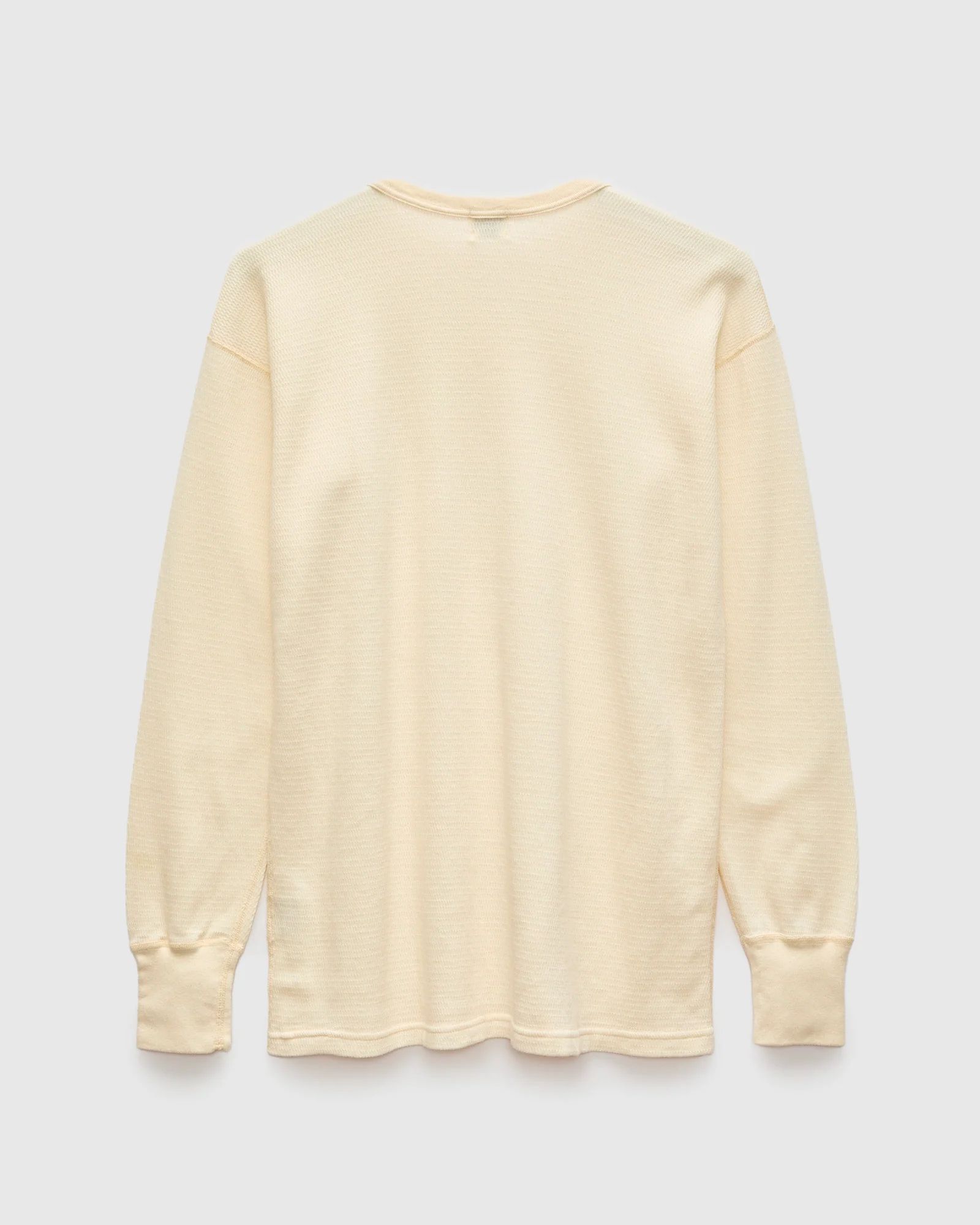 Long Sleeve Thermal Tee in Natural Kinari - Image 2