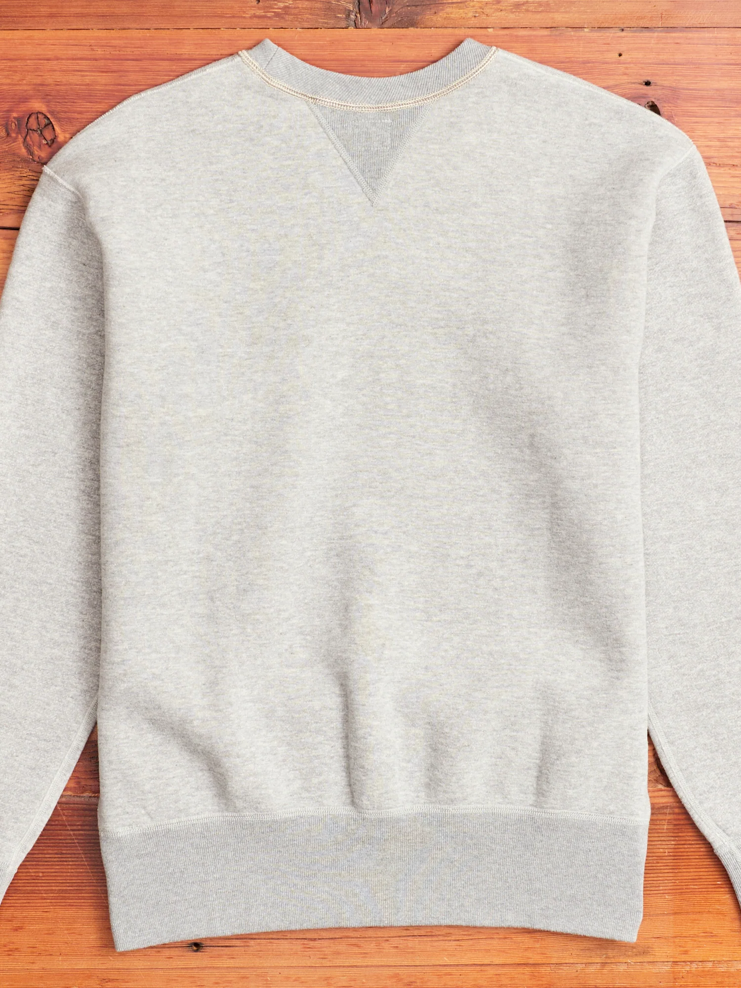Loopwheel Crewneck Sweatshirt in Heather Grey - Image 6