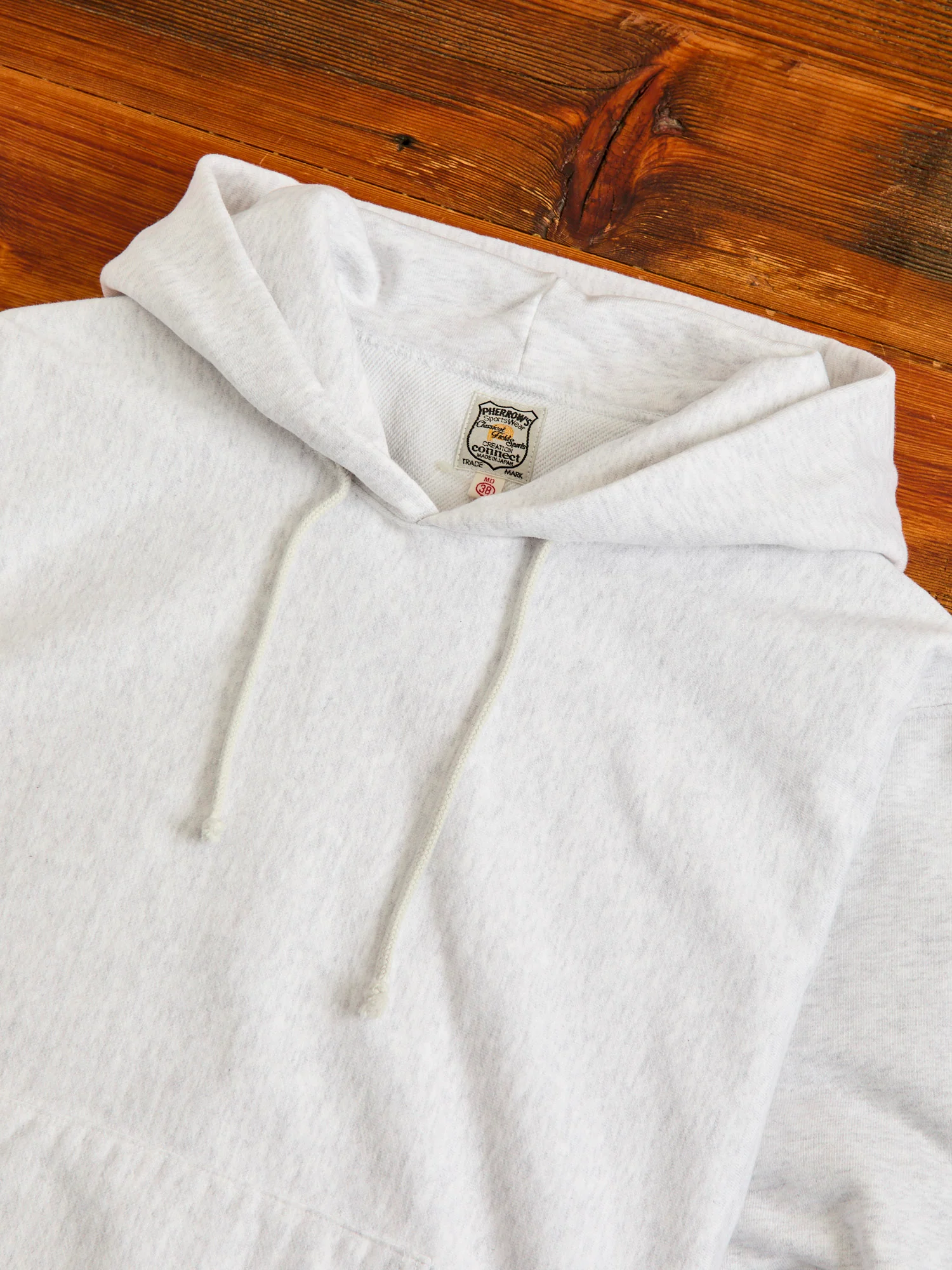 Loopwheel Parka Hoodie in Oatmeal - Image 3