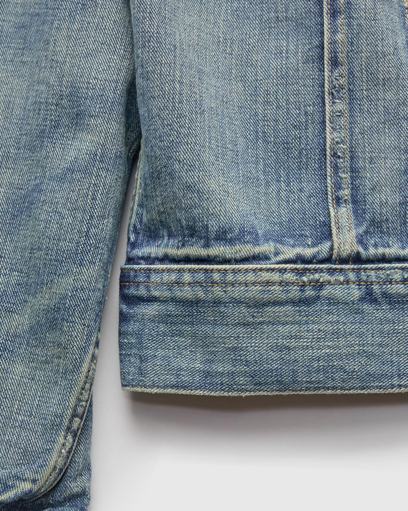 Lot 271 Denim Jacket in Washed Indigo - Image 8