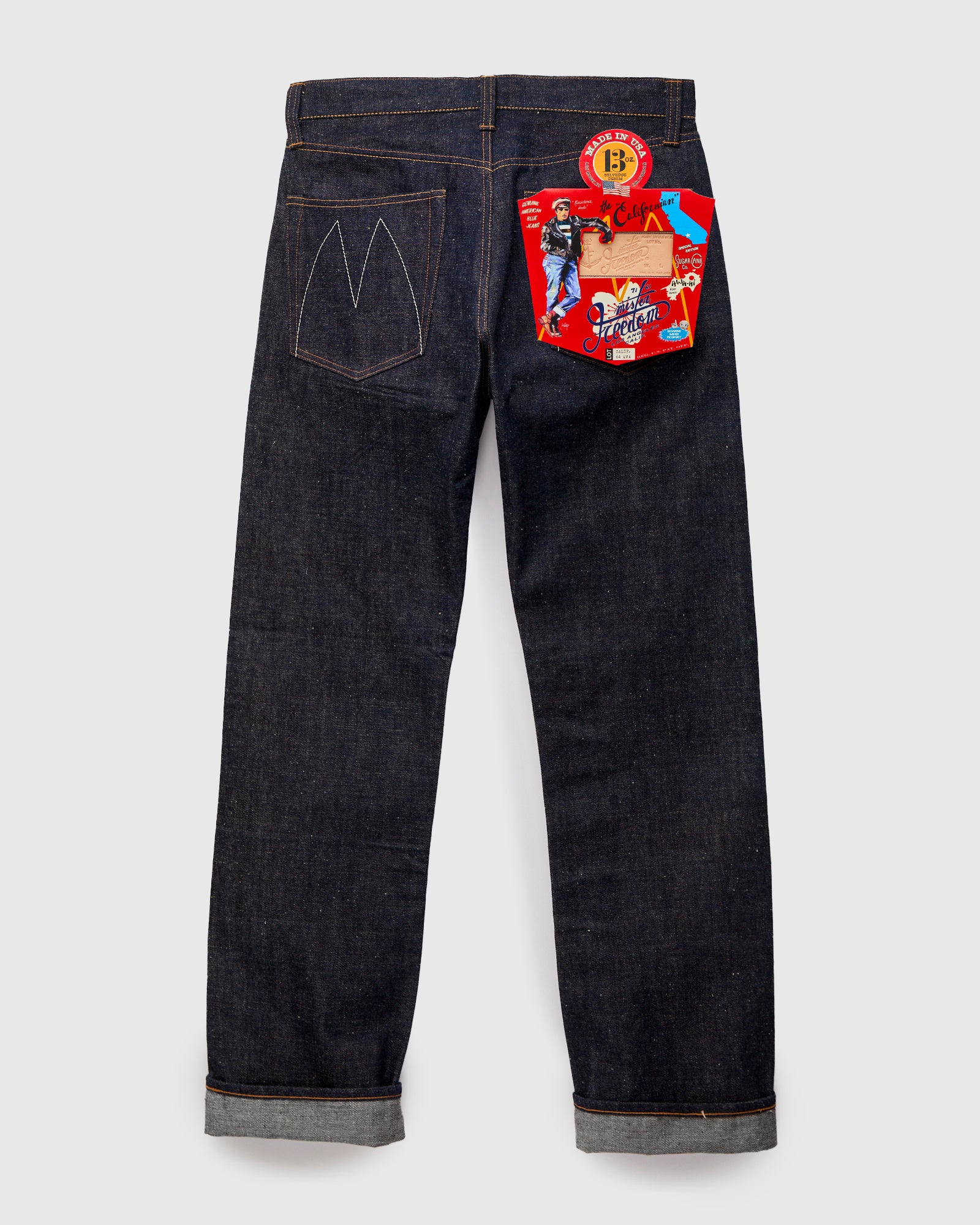 Lot 64 "Awa-Ai" 13oz Sugarcane Selvedge Denim - Classic Tapered Fit - Image 3