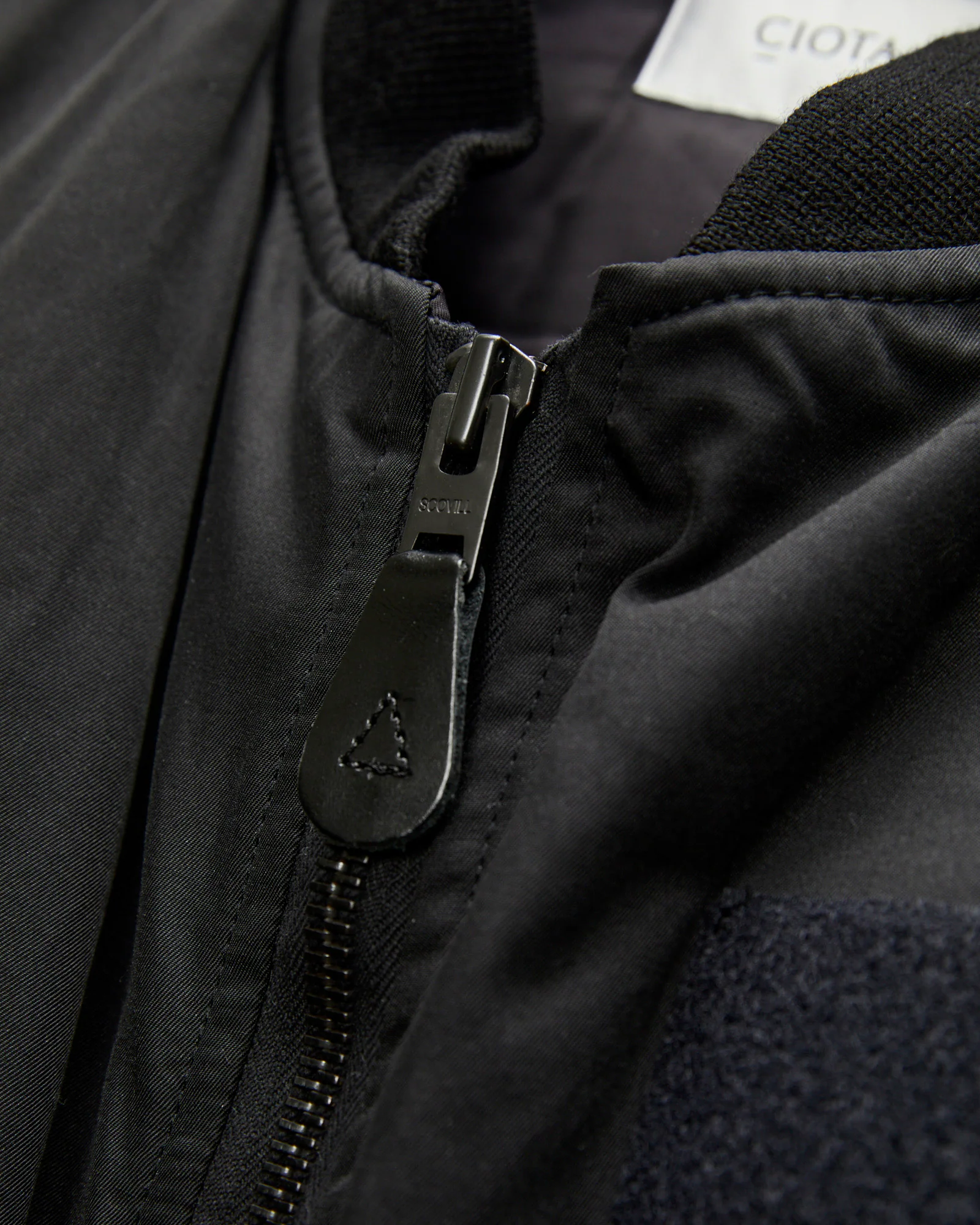 "Jet-Dyed" MA-1 Flight Jacket in Black - Image 5