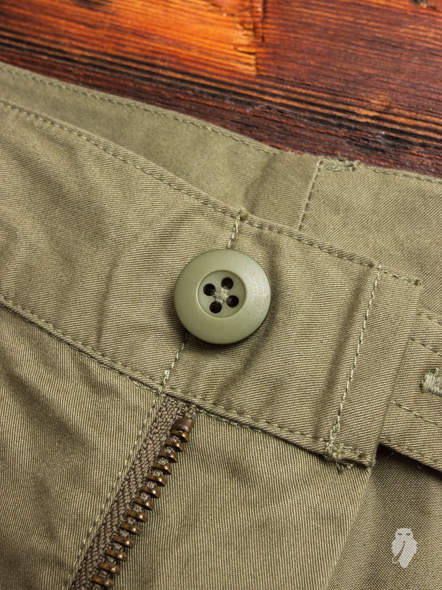 Cropped Cargo Pants in Maha Olive - Image 6
