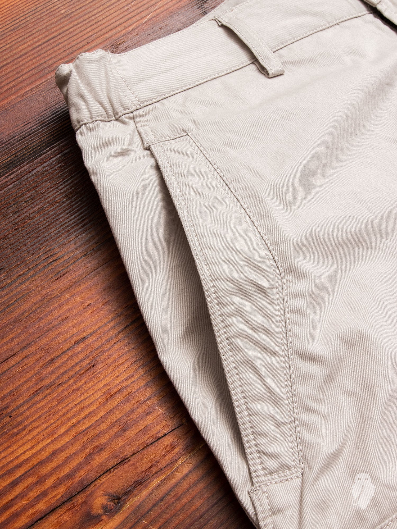 Cropped Cargo Pants in Stone - Image 4
