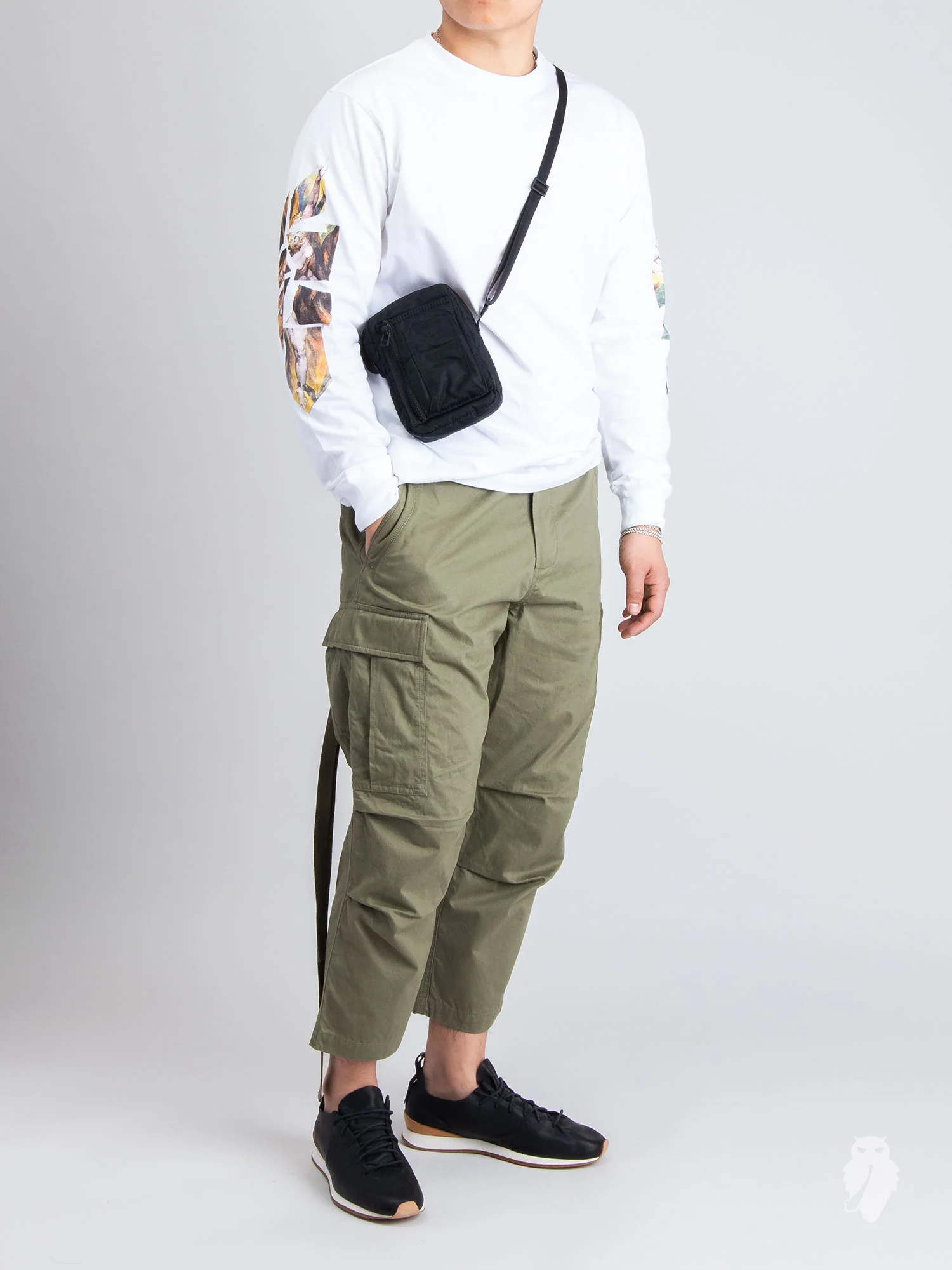 "Heaven & Hell" Long Sleeve T-Shirt in White - Image 10