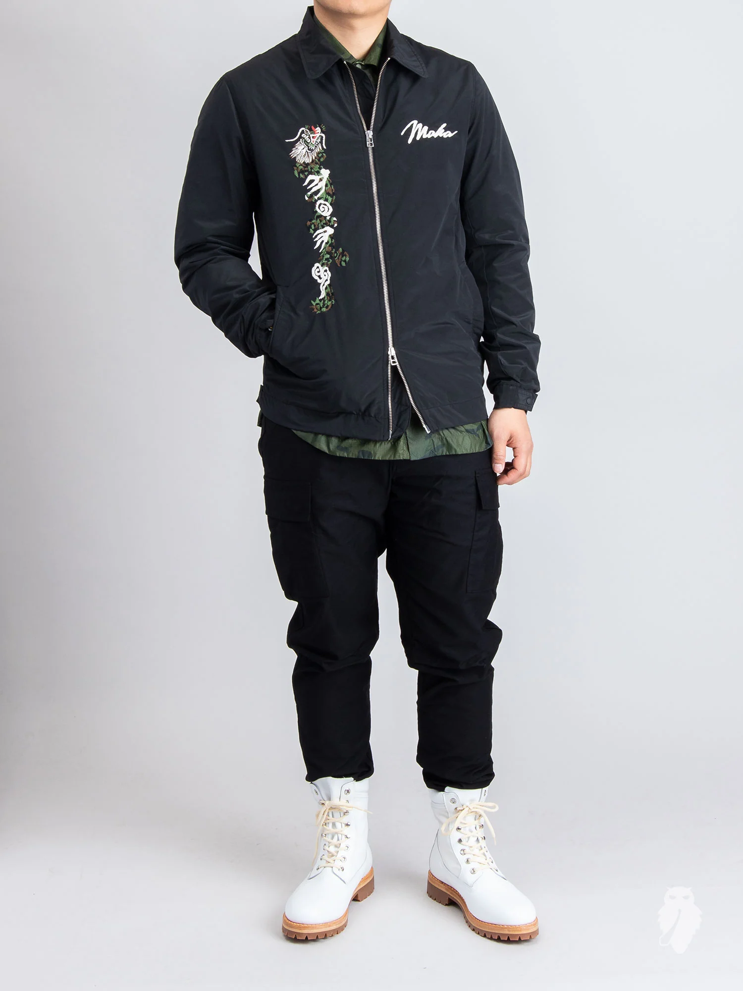 Leopard Tour Jacket in Black - Image 15