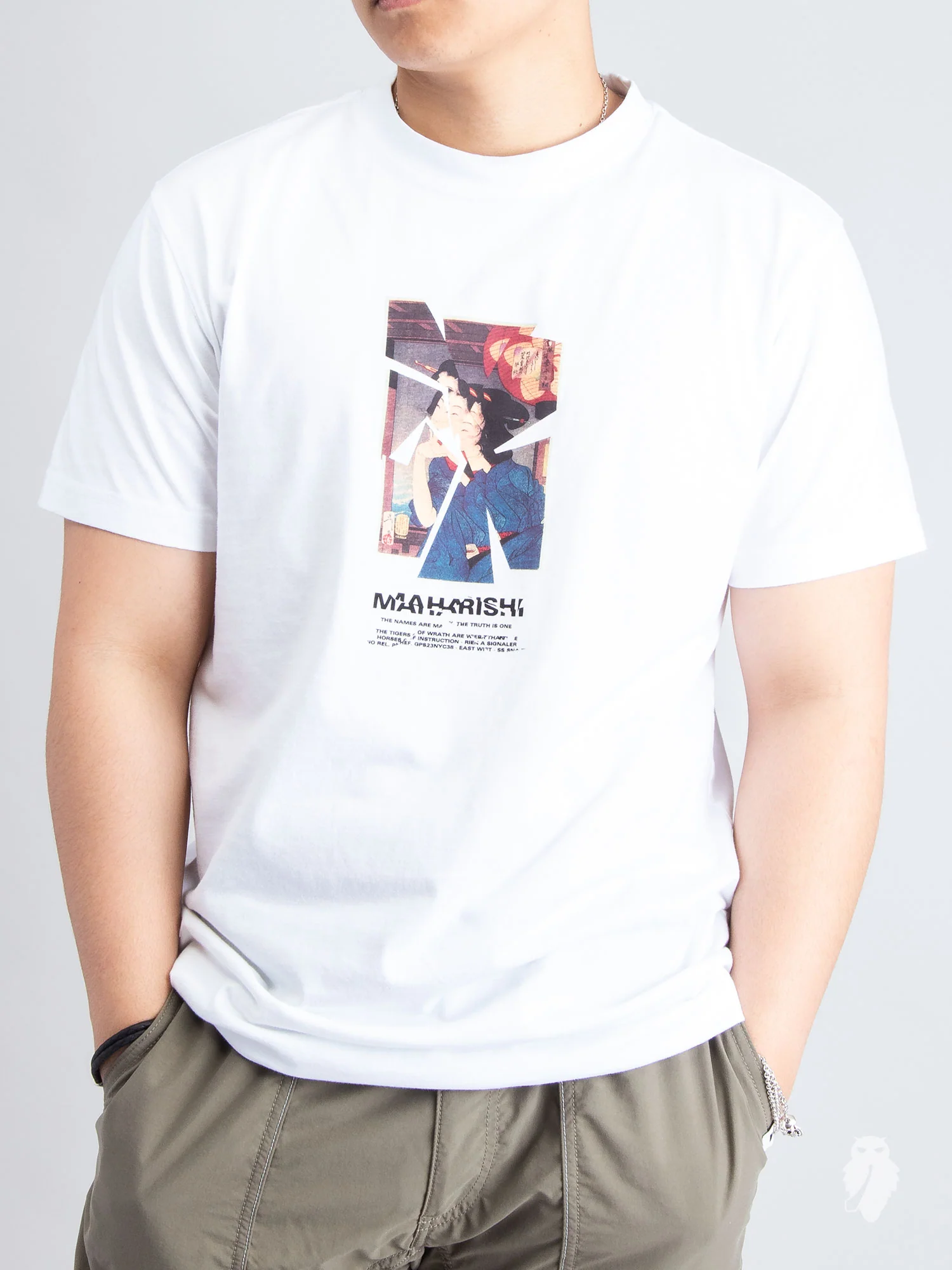 "Yoshitoshi" T-Shirt in White - Image 2