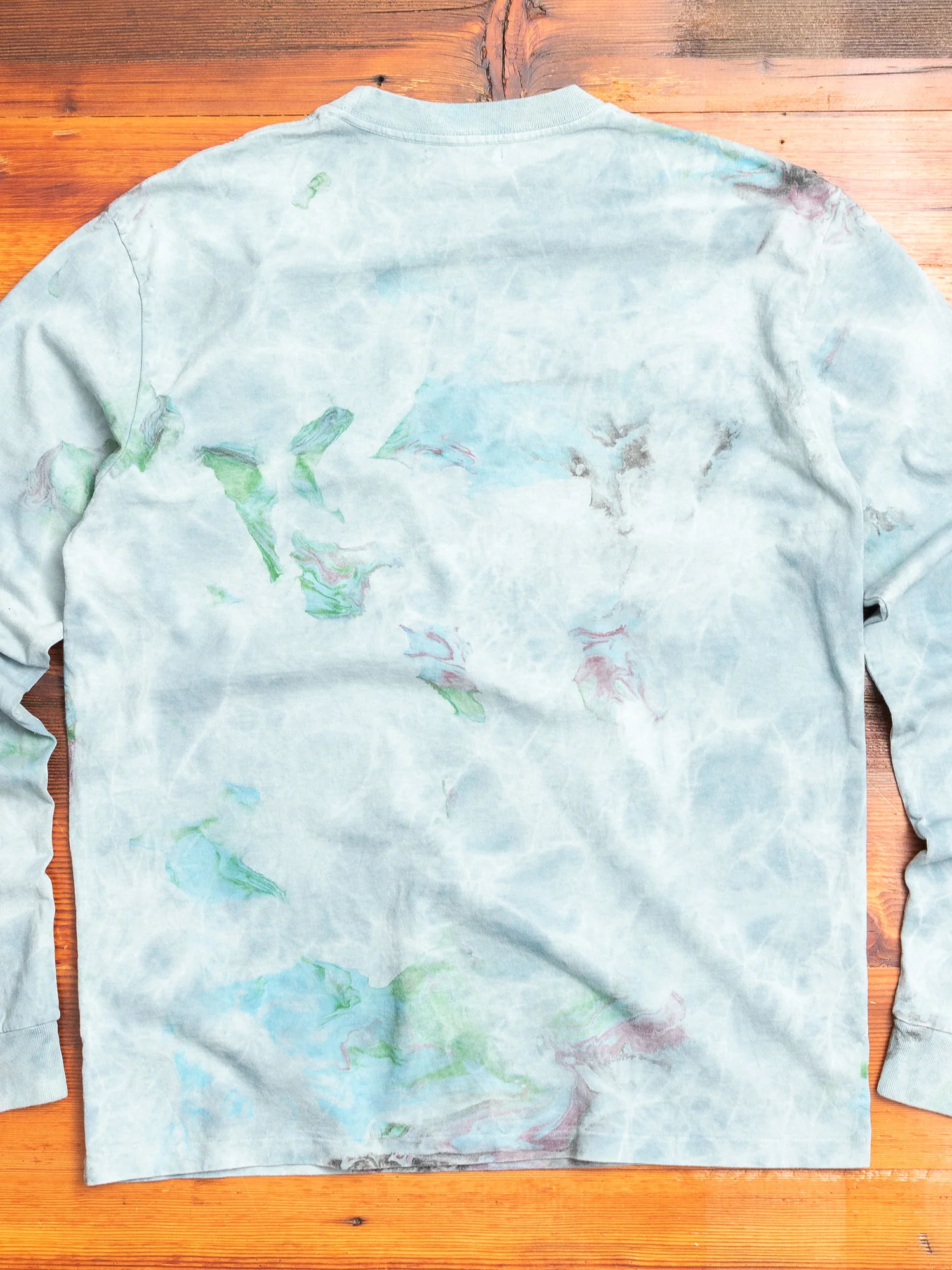 Marble Mix Long Sleeve University T-Shirt in Shasta - Image 5