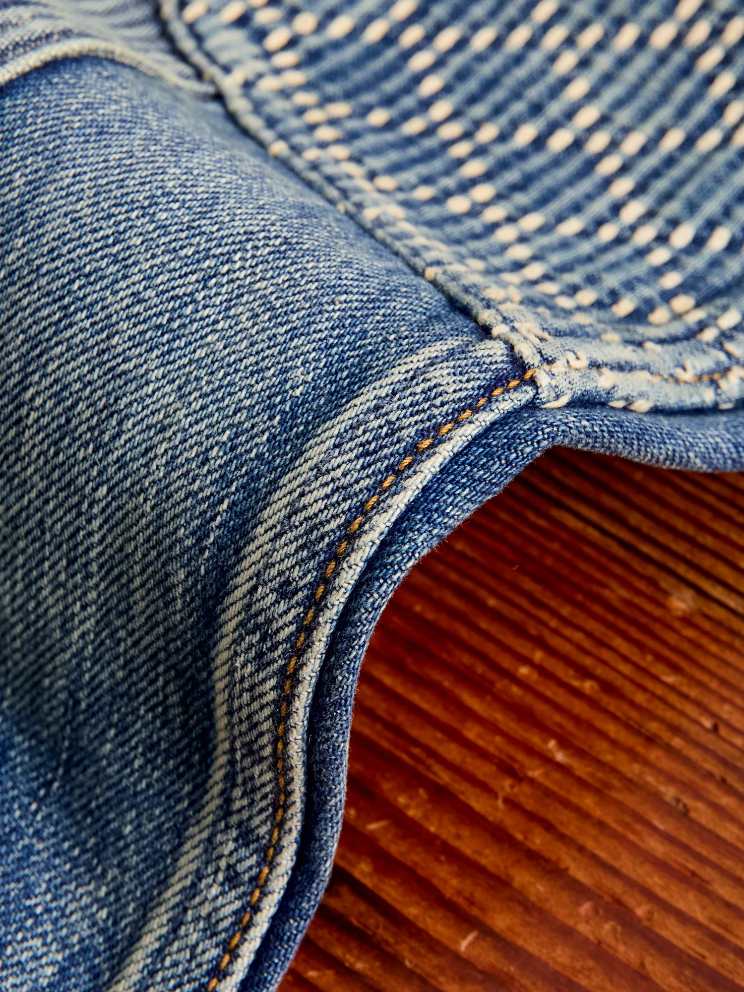 MG115 Boro Repair Selvedge Denim - Classic Straight Fit - Image 11