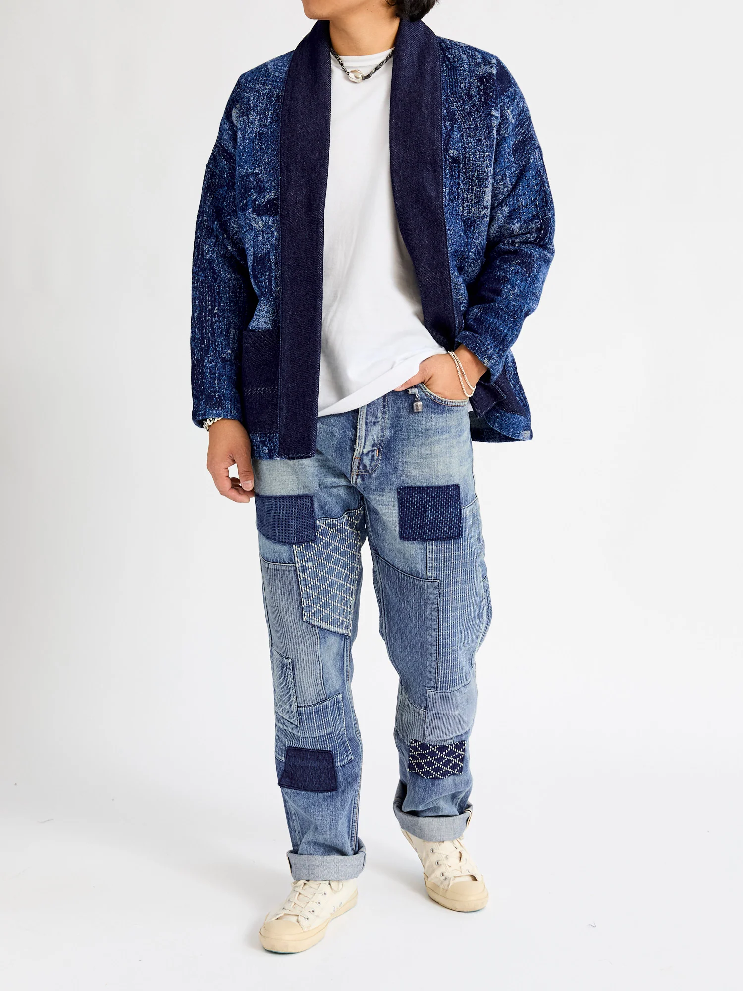 MG115 Boro Repair Selvedge Denim - Classic Straight Fit - Image 15
