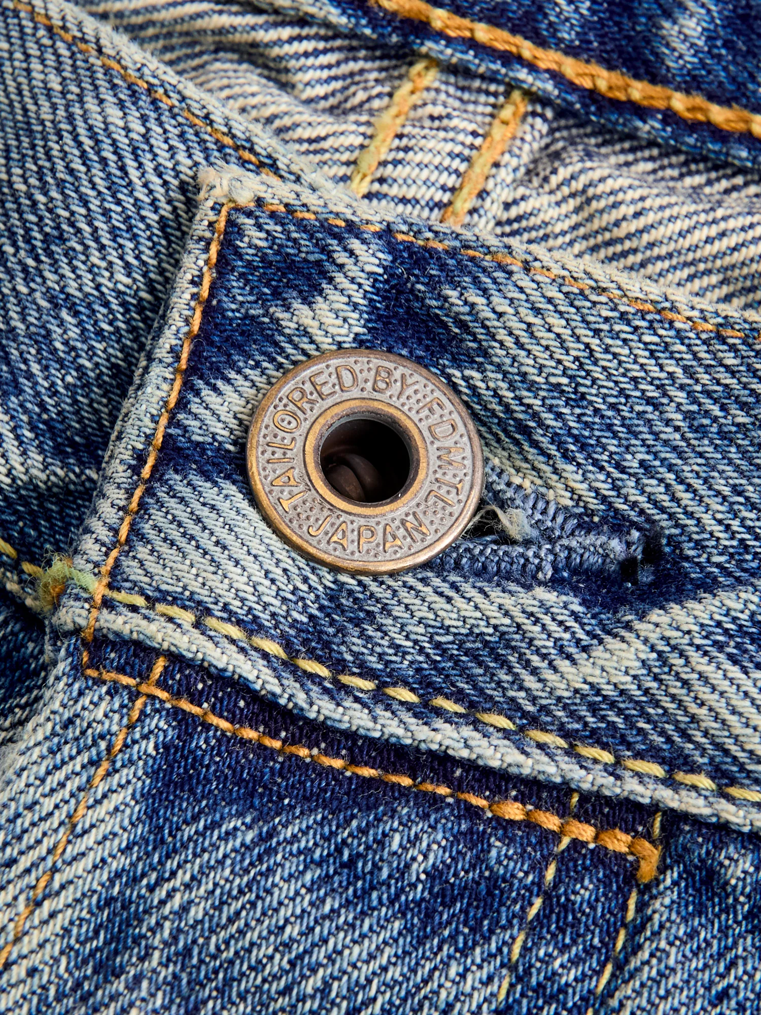 MG115 Boro Repair Selvedge Denim - Classic Straight Fit - Image 9