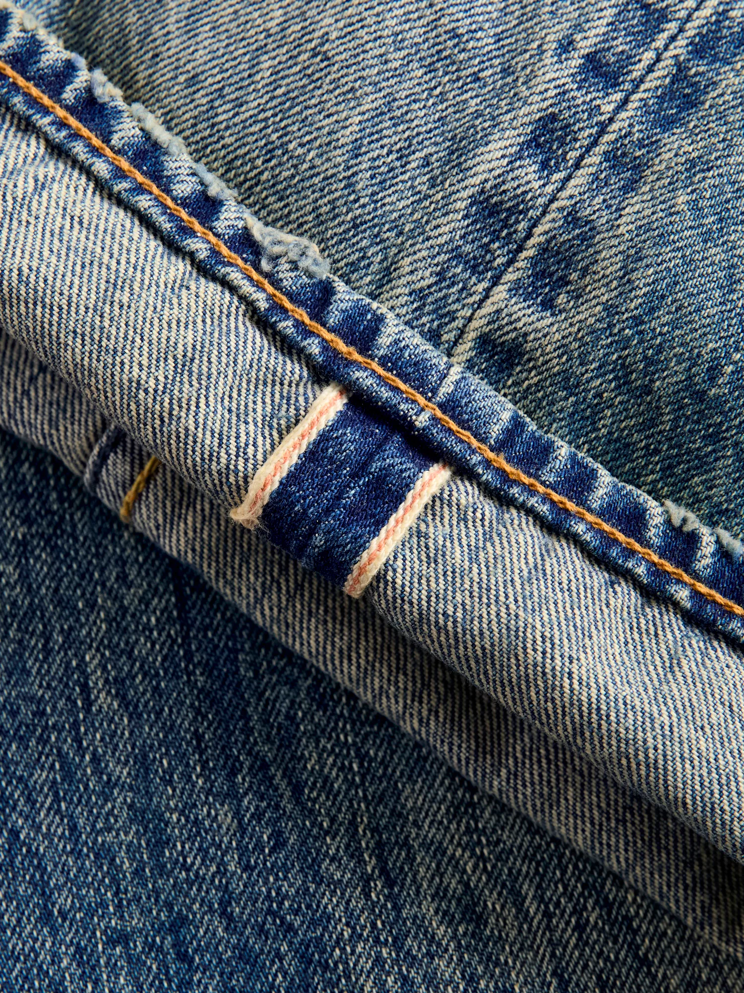 MG118 Boro Repair Selvedge Denim - Classic Straight Fit - Image 12