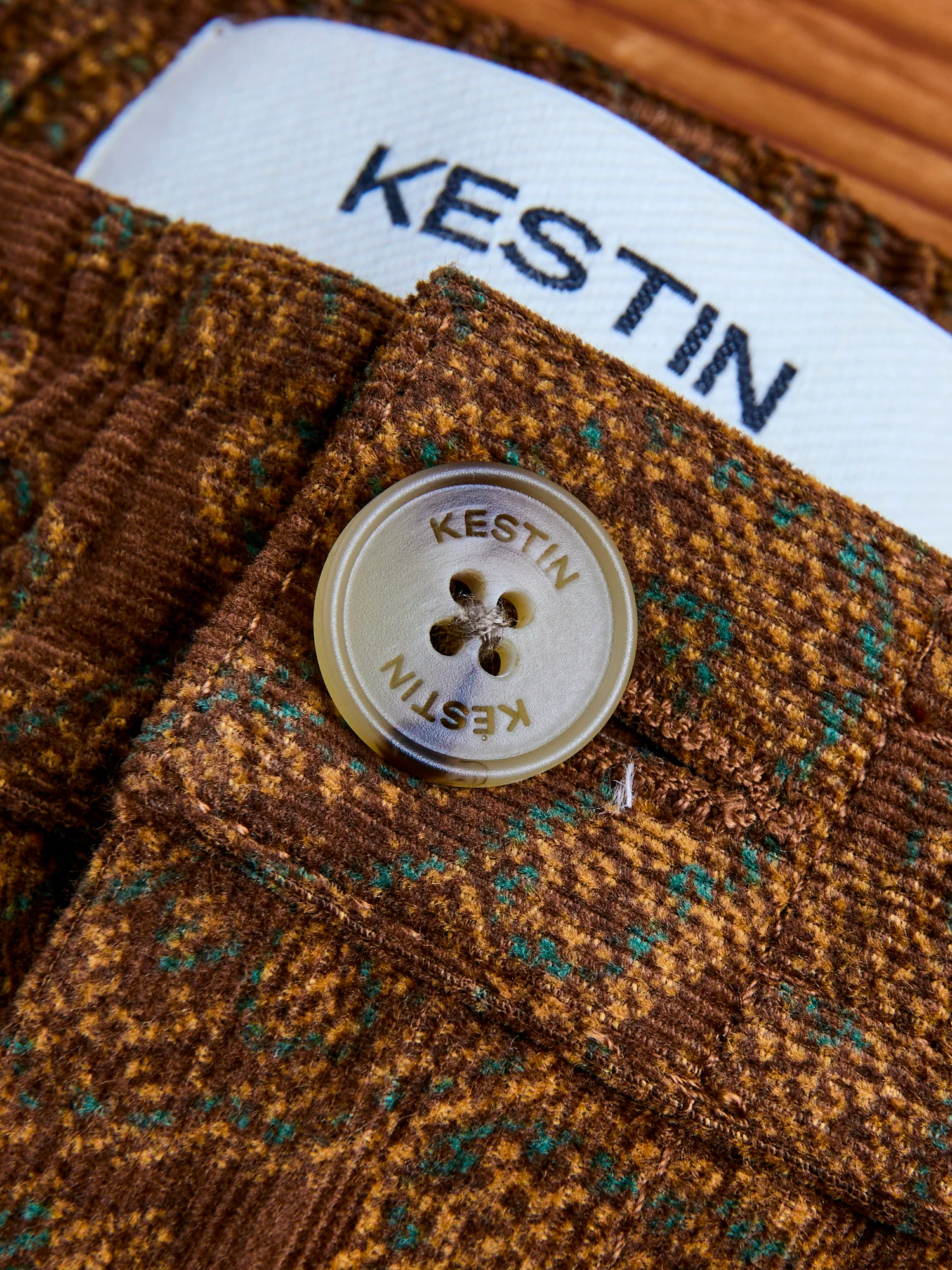 Mhor Shorts in Rust Paisley - Image 4