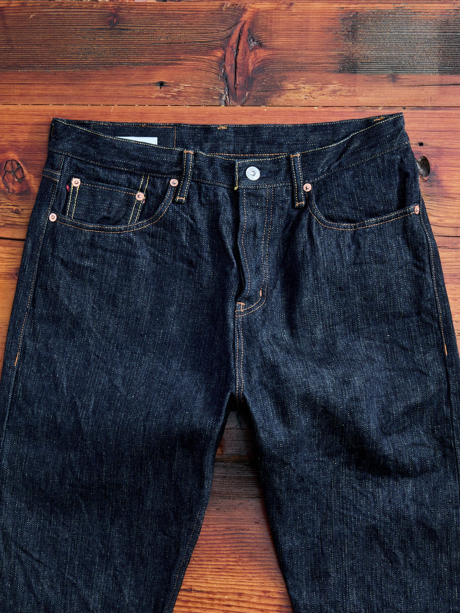 MIJ12 "Aomidori" 16oz Greencast Slub Selvedge Denim - Weird Guy Fit - Image 7