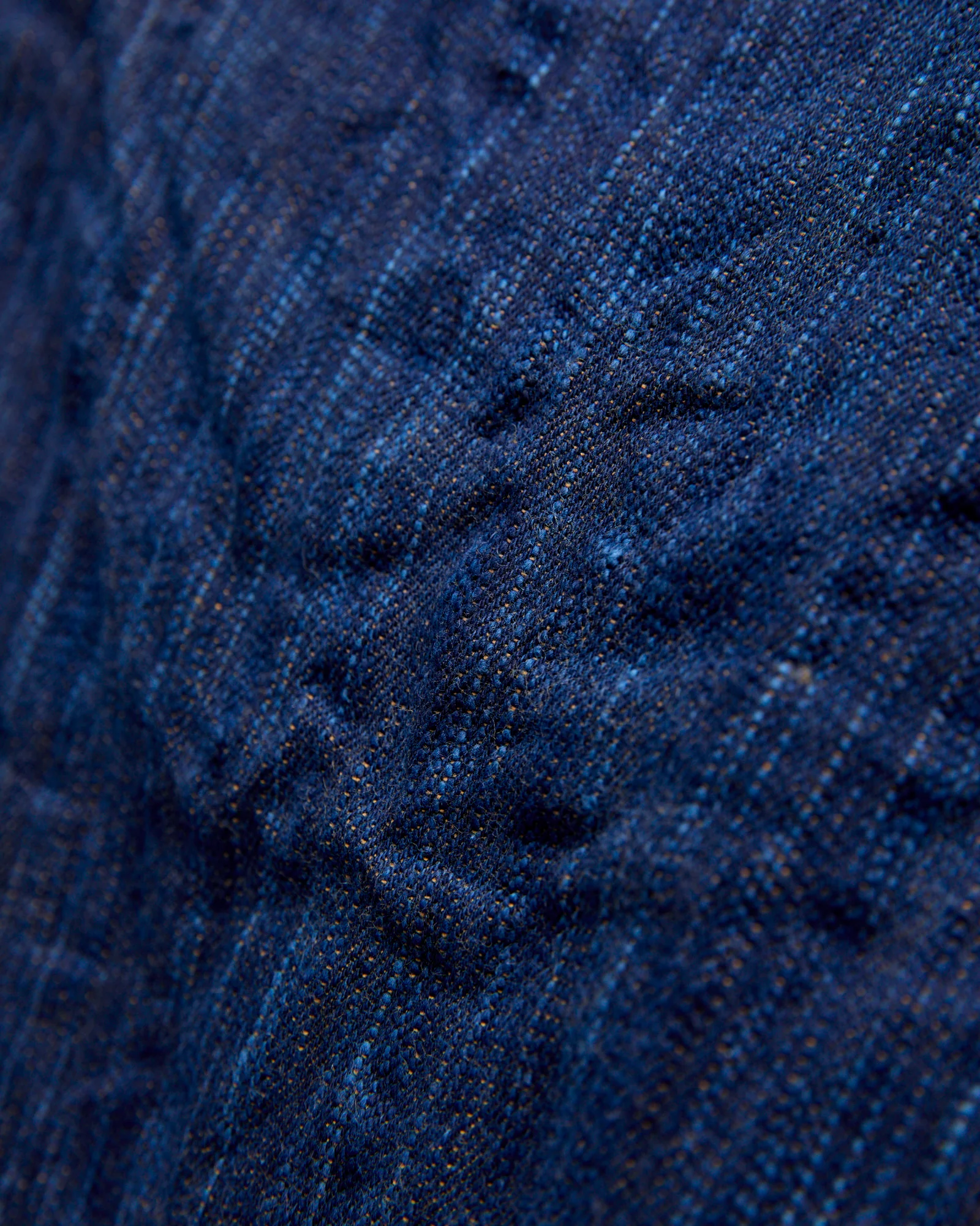 MIJ15 "Hand Dyed Natural Indigo x Kakishibu" 15oz Selvedge Denim - Weird Guy Fit - Image 10
