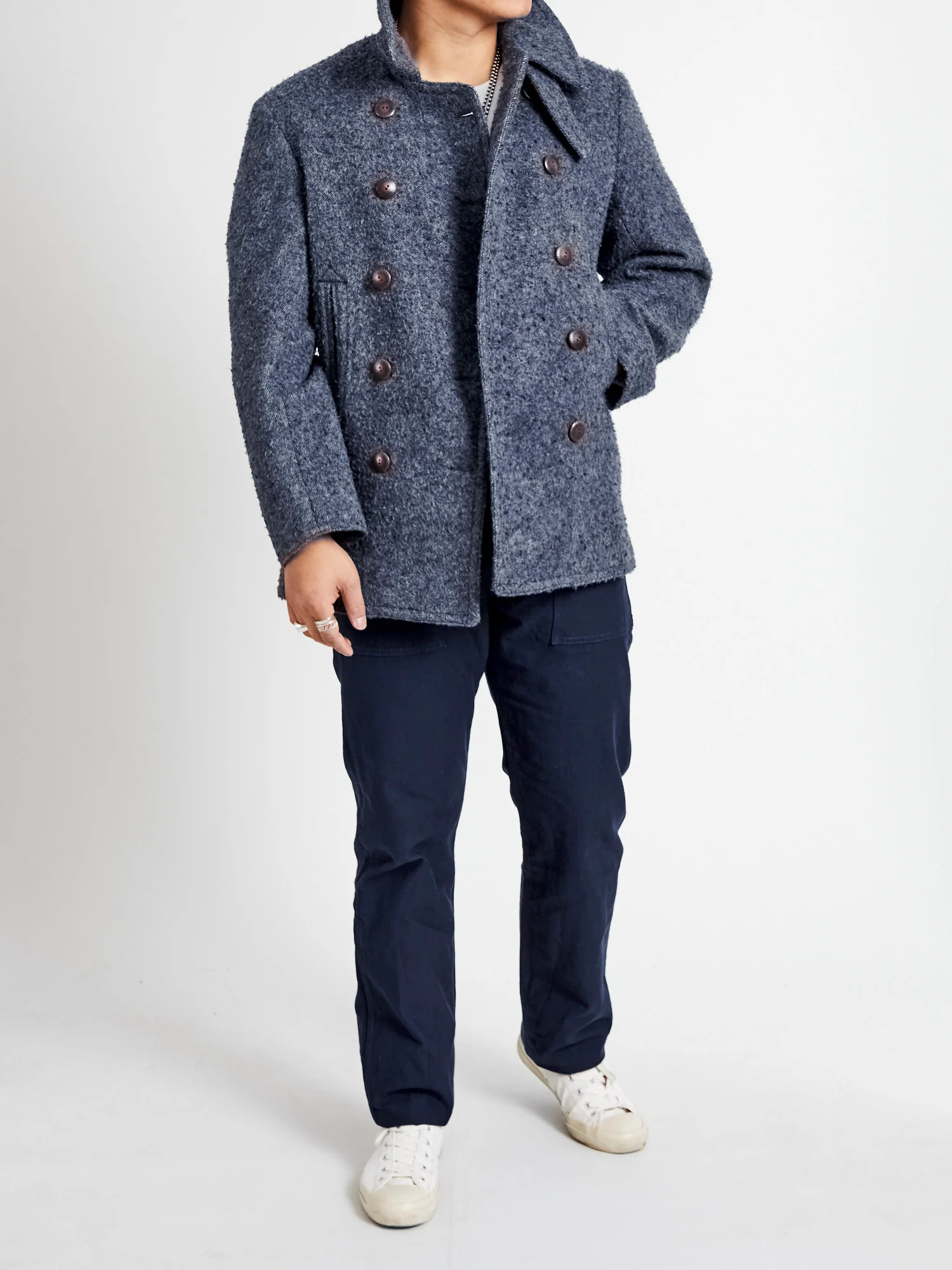 1811-IND Military Baker Pants in Indigo - Image 11