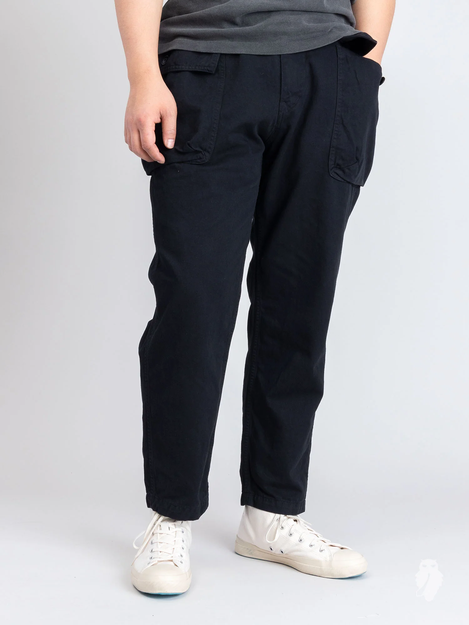 Military Pants in Black - Image 2
