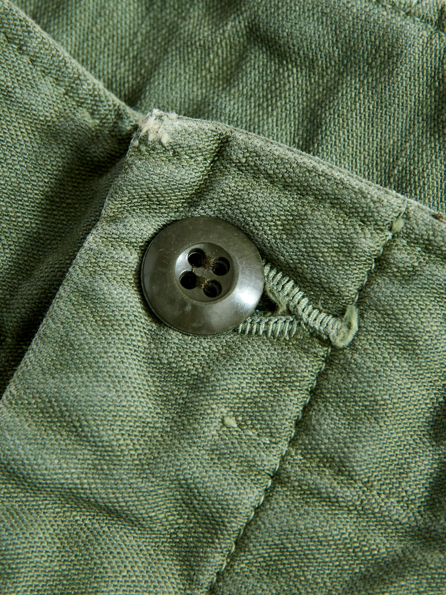 Military Satin Utility Trouser in Olive Drab - Image 5