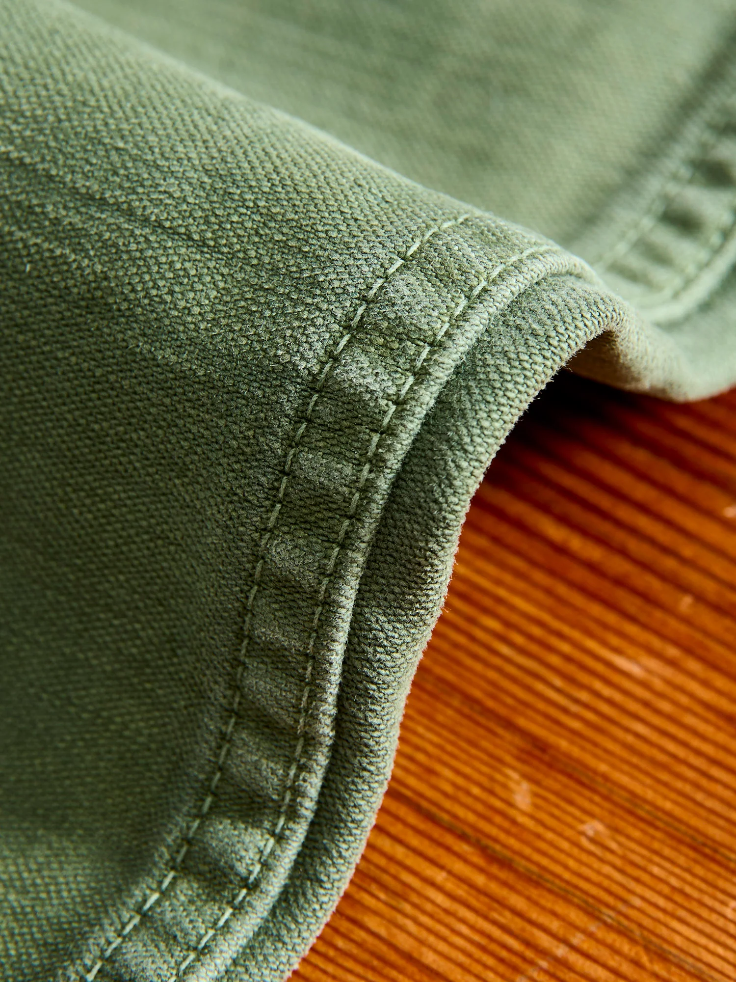 Military Satin Utility Trouser in Olive Drab - Image 7