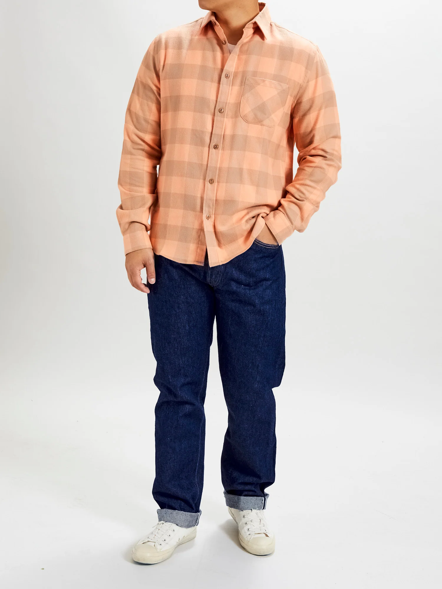 Mindelo Button-Up Shirt in Blush - Image 9