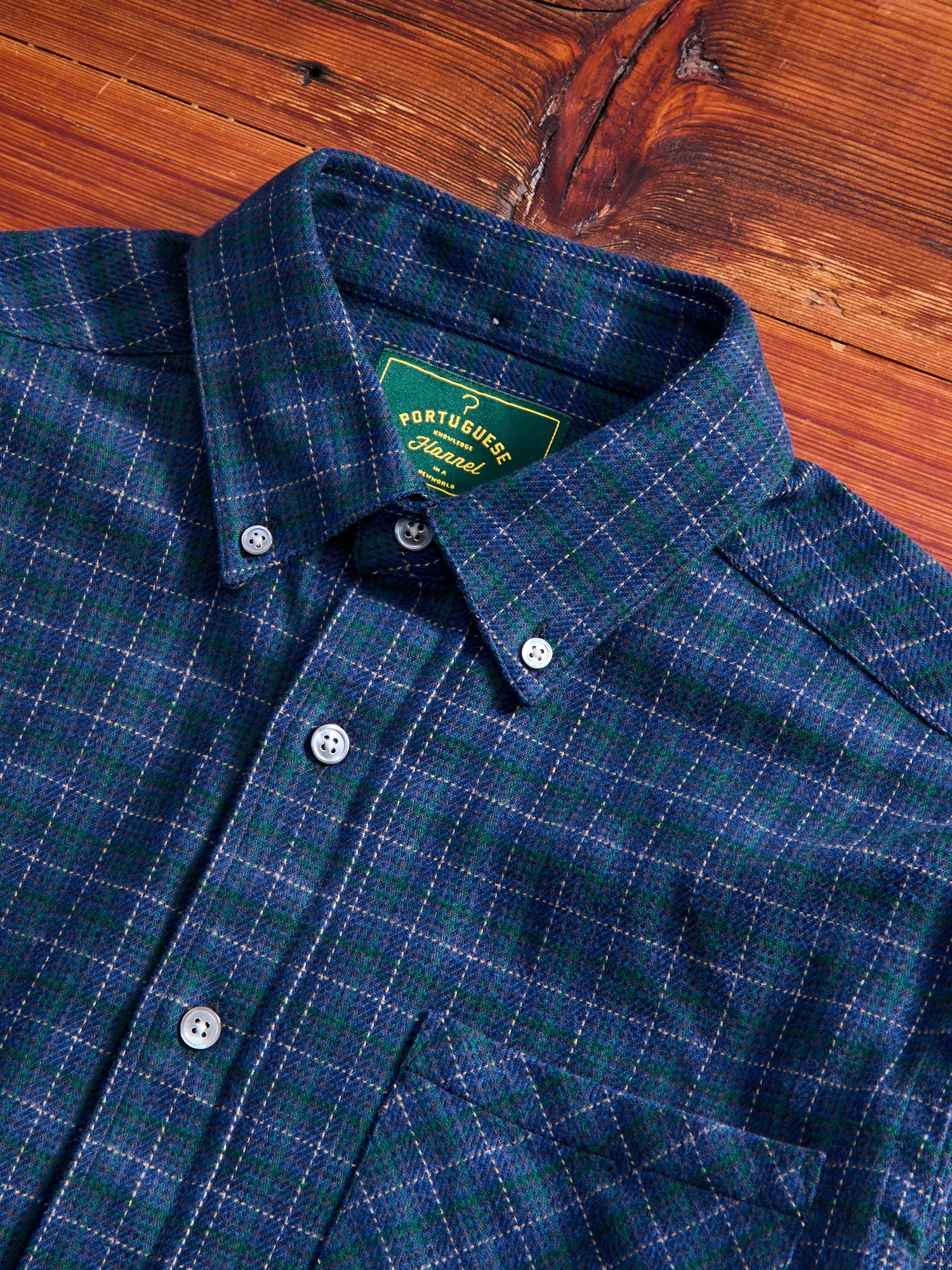 Minerva Button-Up Shirt in Blueish - Image 2