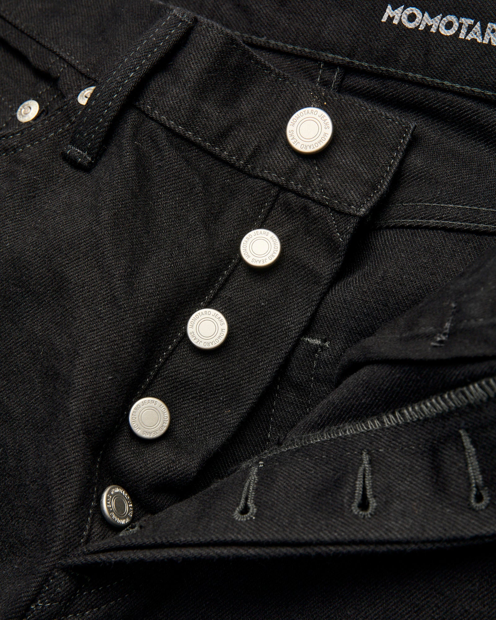 MMJE6500 "Kyoto Montsuki" 15oz Black Selvedge Denim - Wide Fit - Image 7