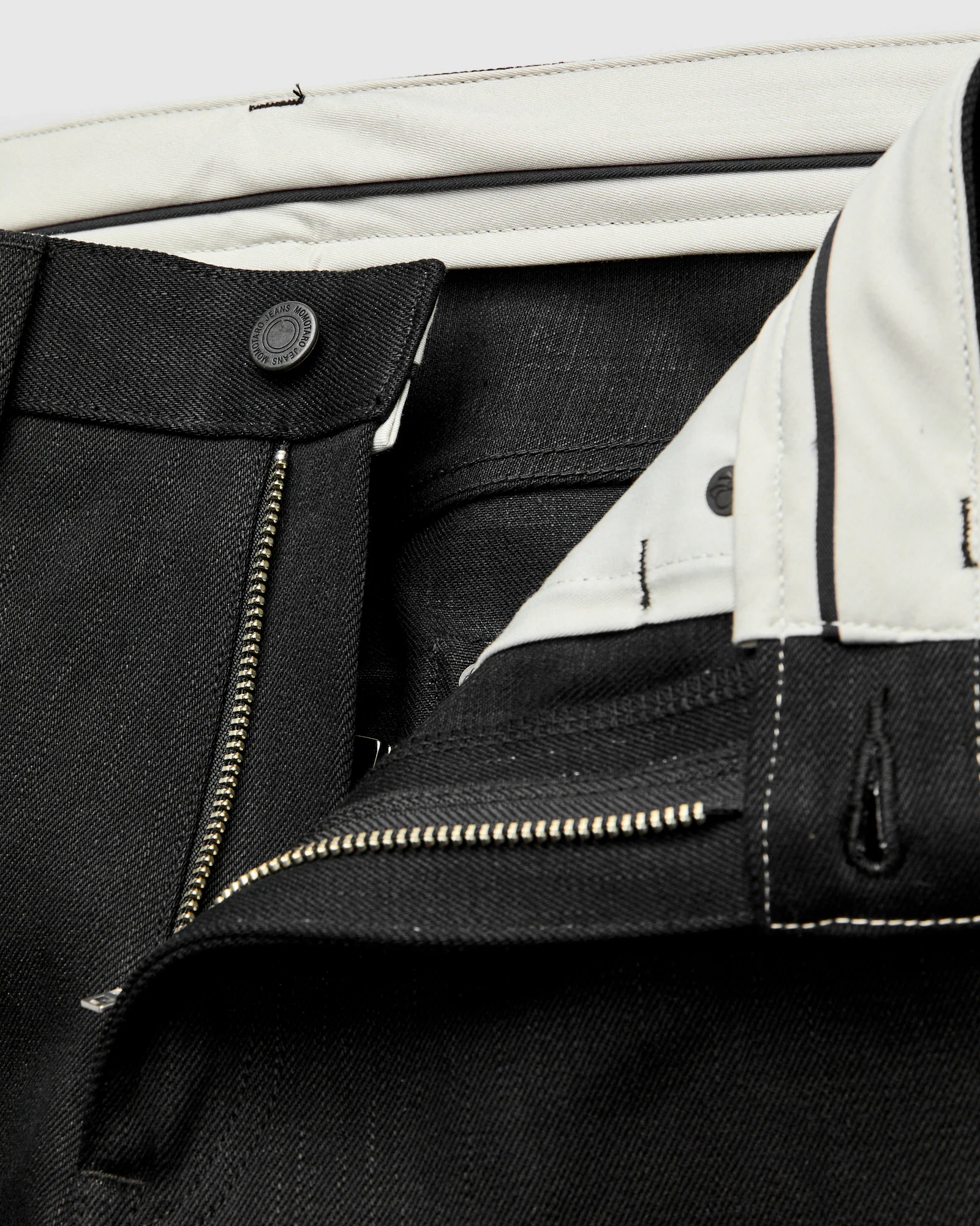 MMJZ1100 "Standard" 14.7oz Black Selvedge Denim - Straight Fit - Image 10