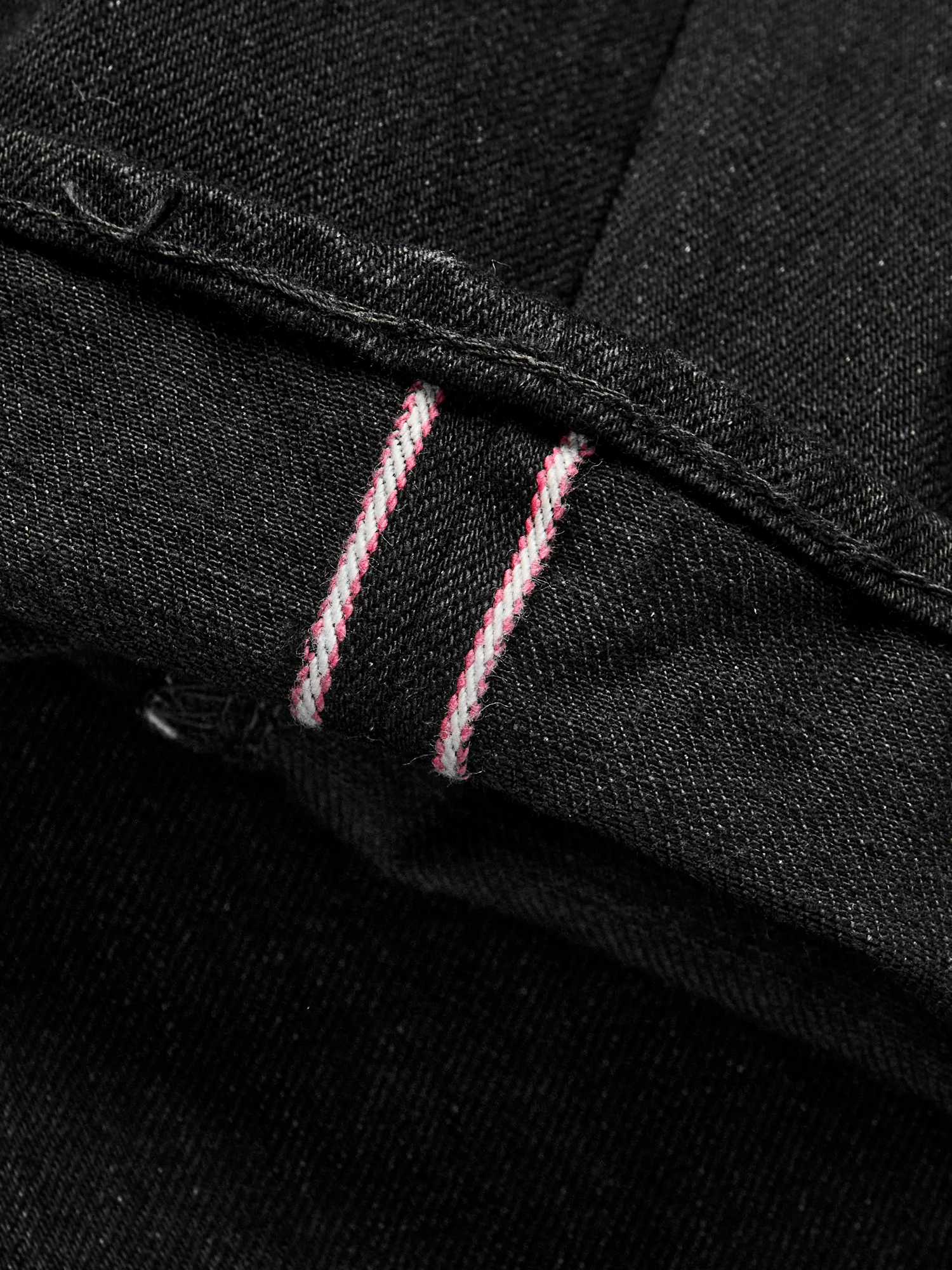 MMJZ1201 "Classic" 15.7oz Black Selvedge Denim - Tapered Fit - Image 11