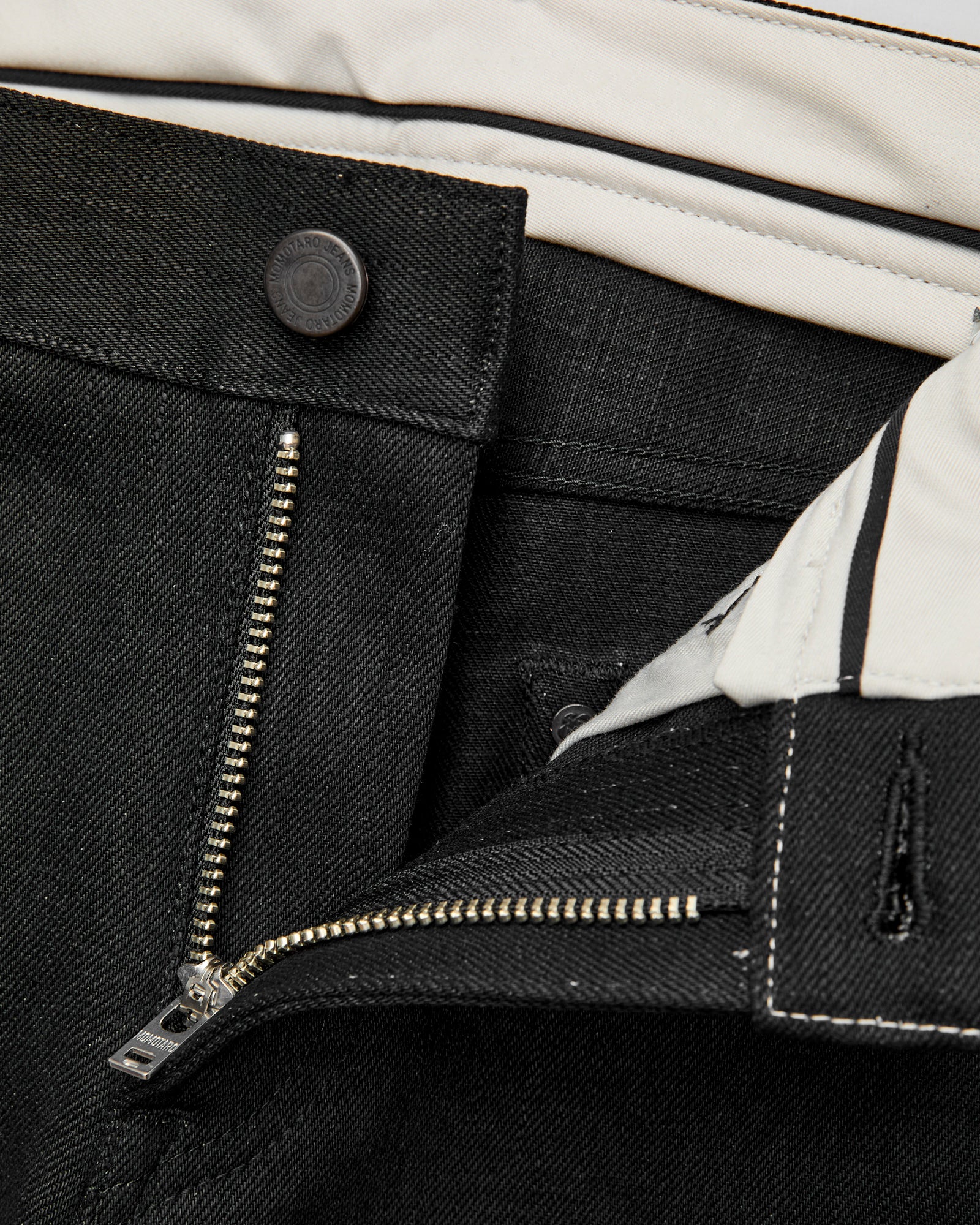 MMJZ1300 "Standard" 14.7oz Black Selvedge Denim - Slim Fit - Image 10
