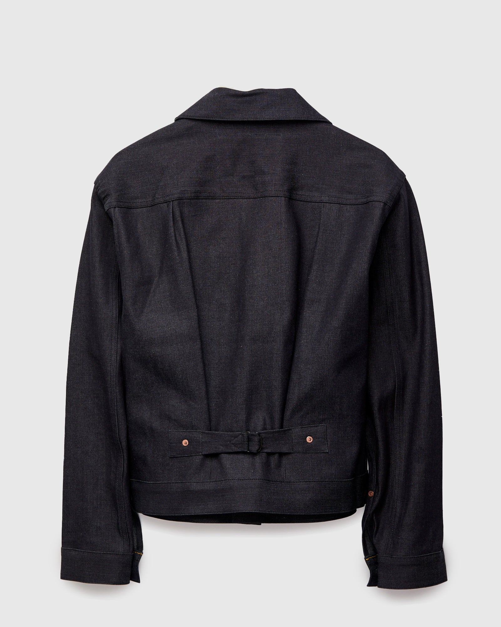 "Mojave" Ranch Blouse in 10oz Kaihara Denim - Image 2