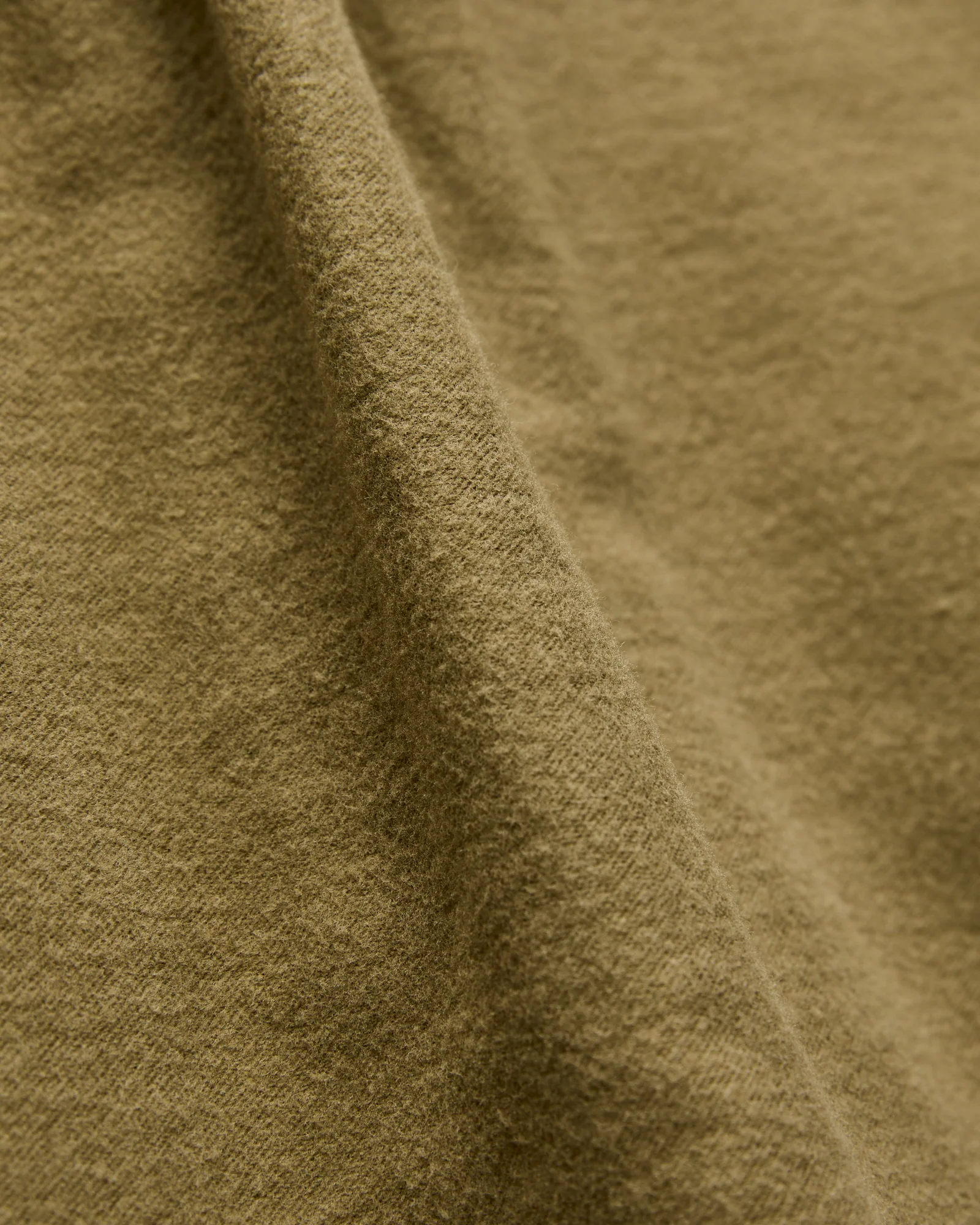 Moleskin Pearl Snap Shirt in Faded Olive - Image 7