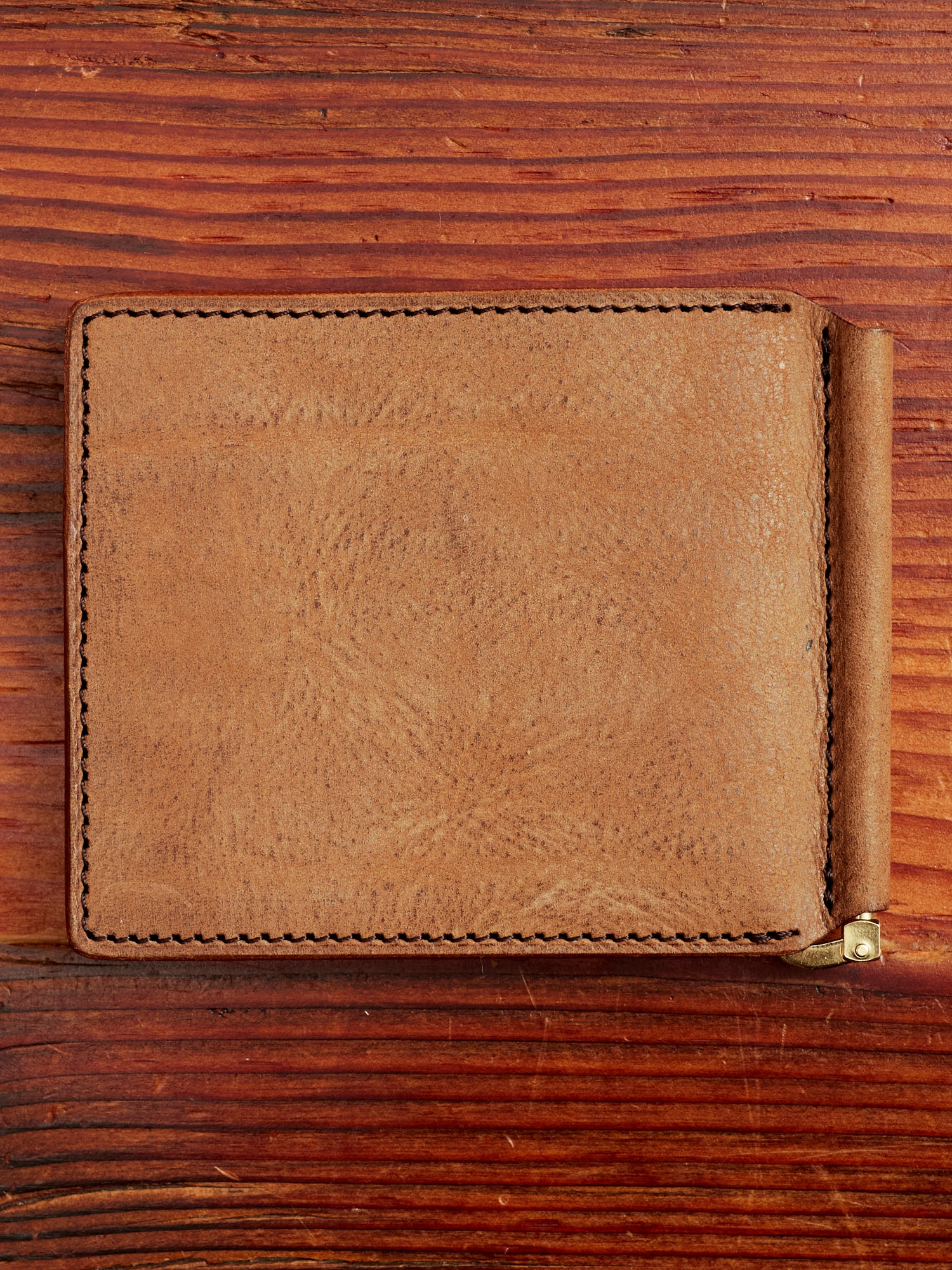 Money Clip Wallet in Choco - Image 7