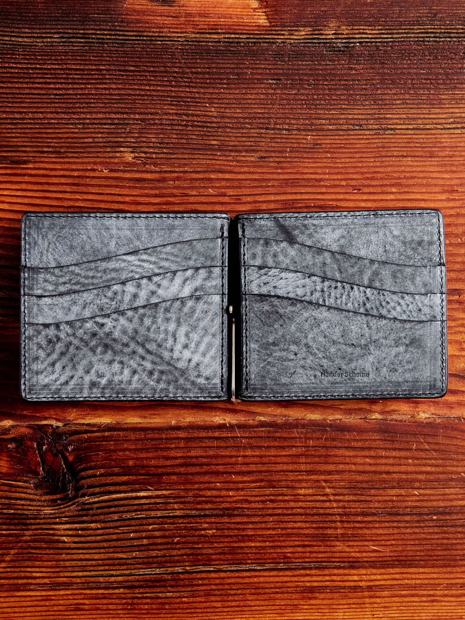 Money Clip Wallet in Black - Image 2