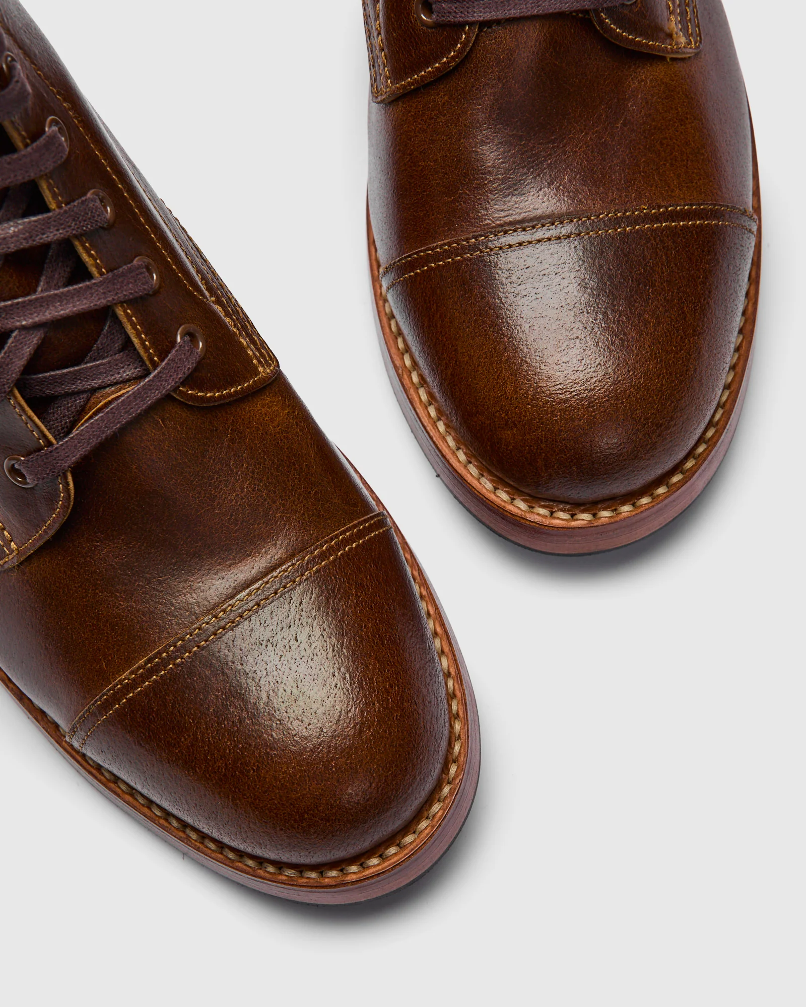 Montgomery Boot in Horween SHF Horsehide Havana - Image 8