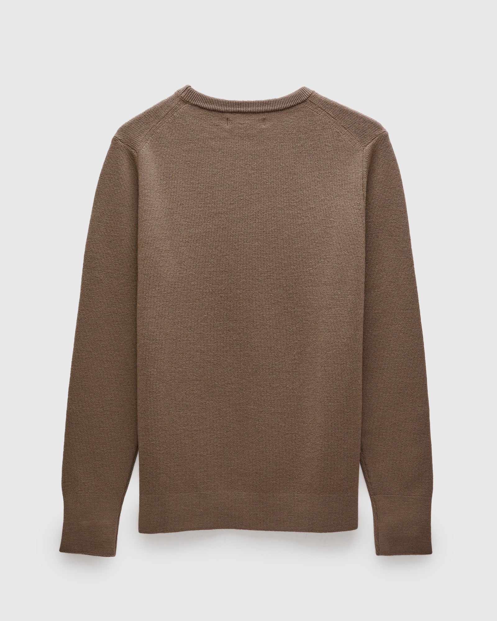 MWCC01 "Good Basics" Merino Wool Knit Sweater in Grain - Image 2